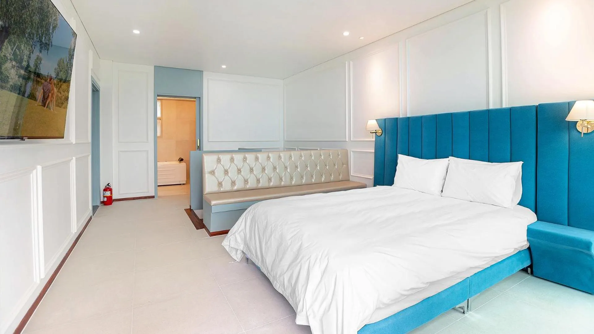 Bed in Ganghwa Elijah Resort