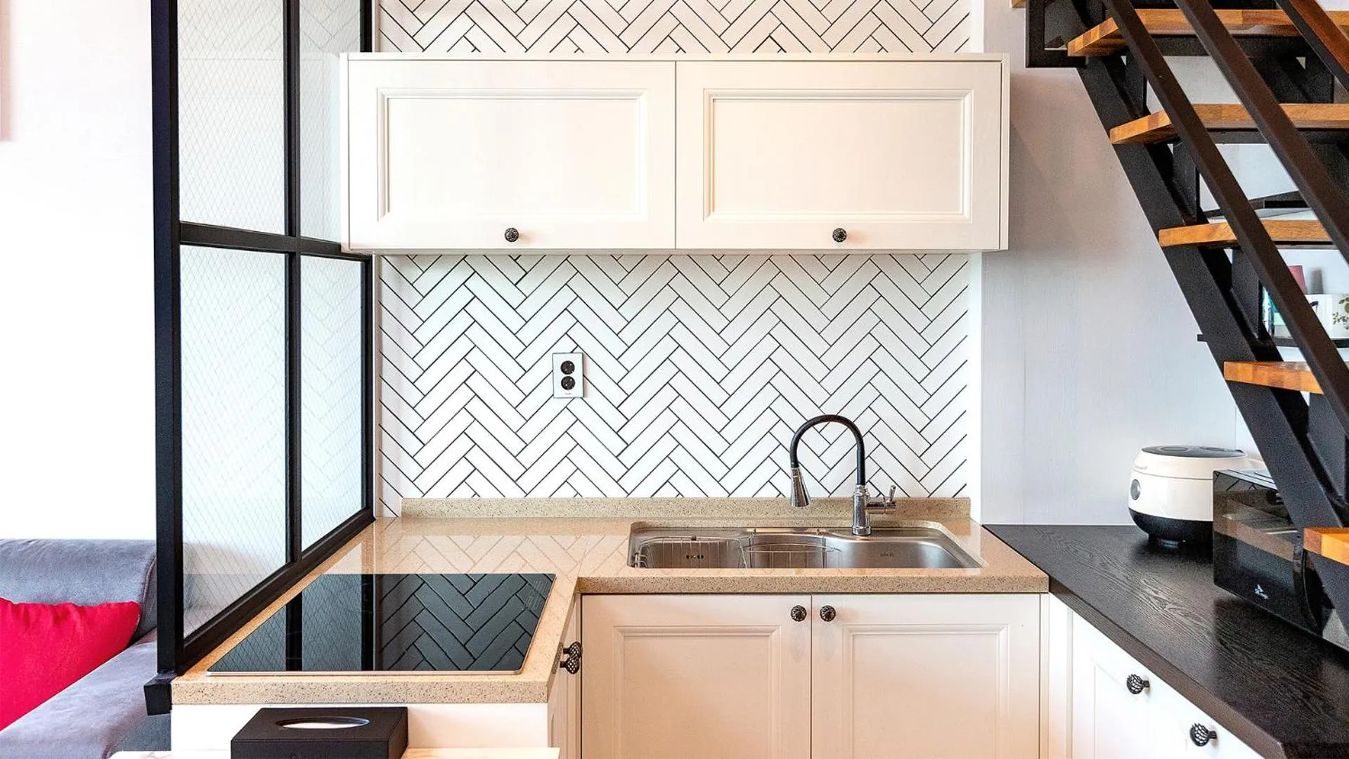 Kitchen or kitchenette in Ganghwa Elijah Resort