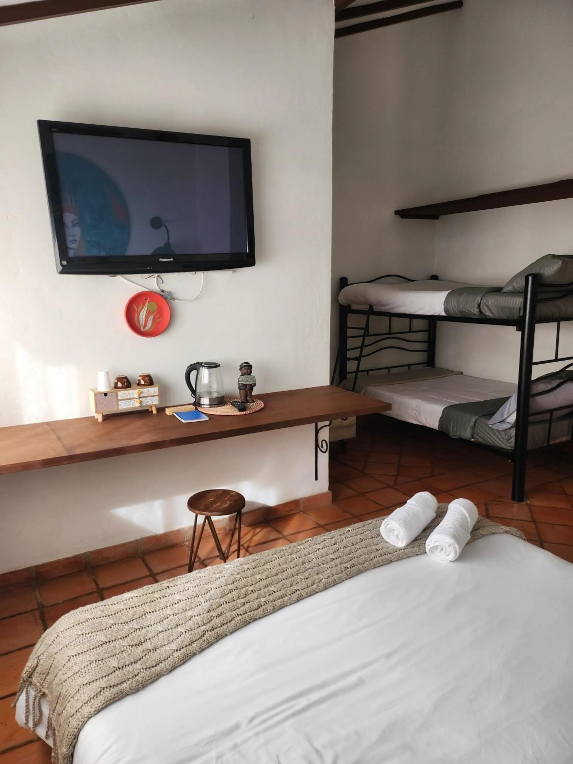 Bed in Hotel Ficus Villa de Leyva