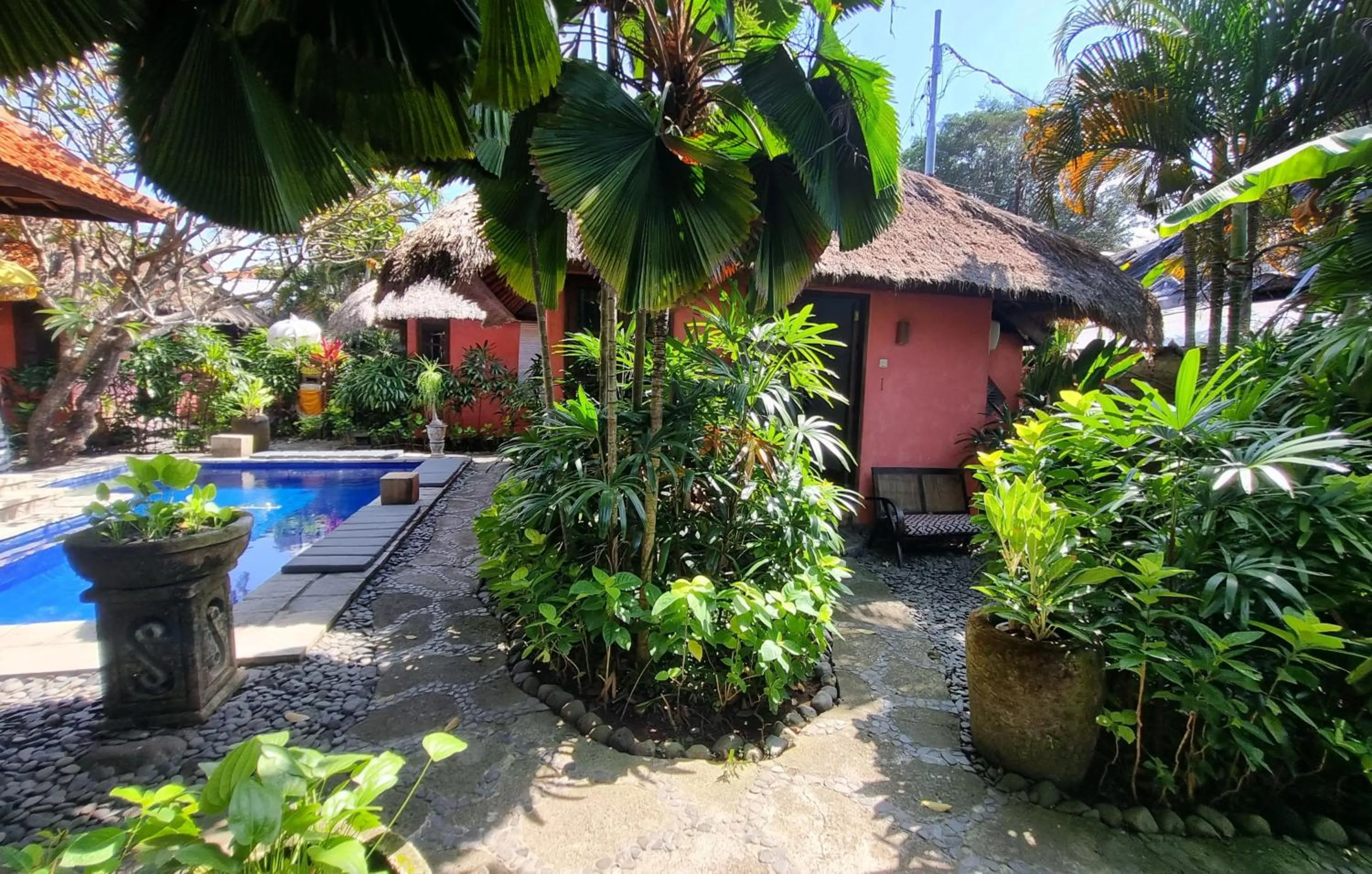 Garden in Flash Back Bungalow