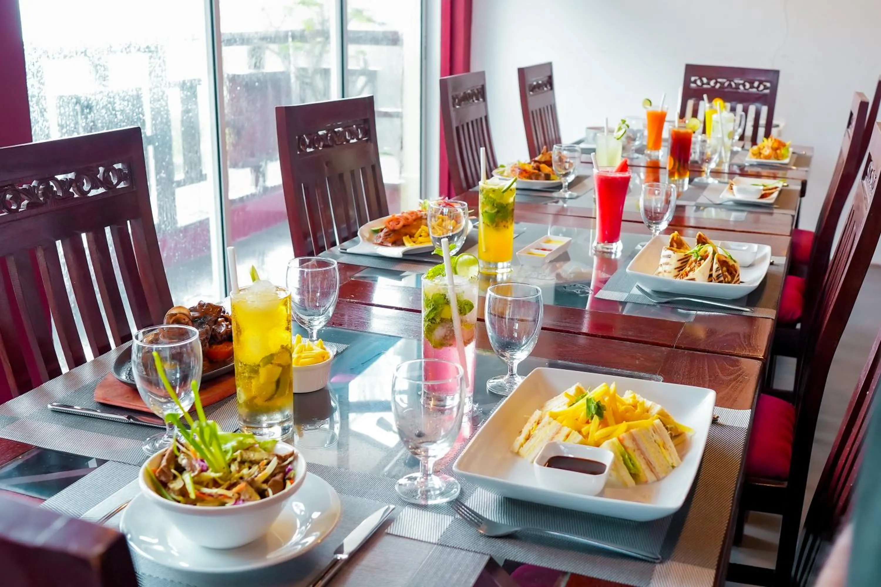 Dining area in Silver Oasis Maldives