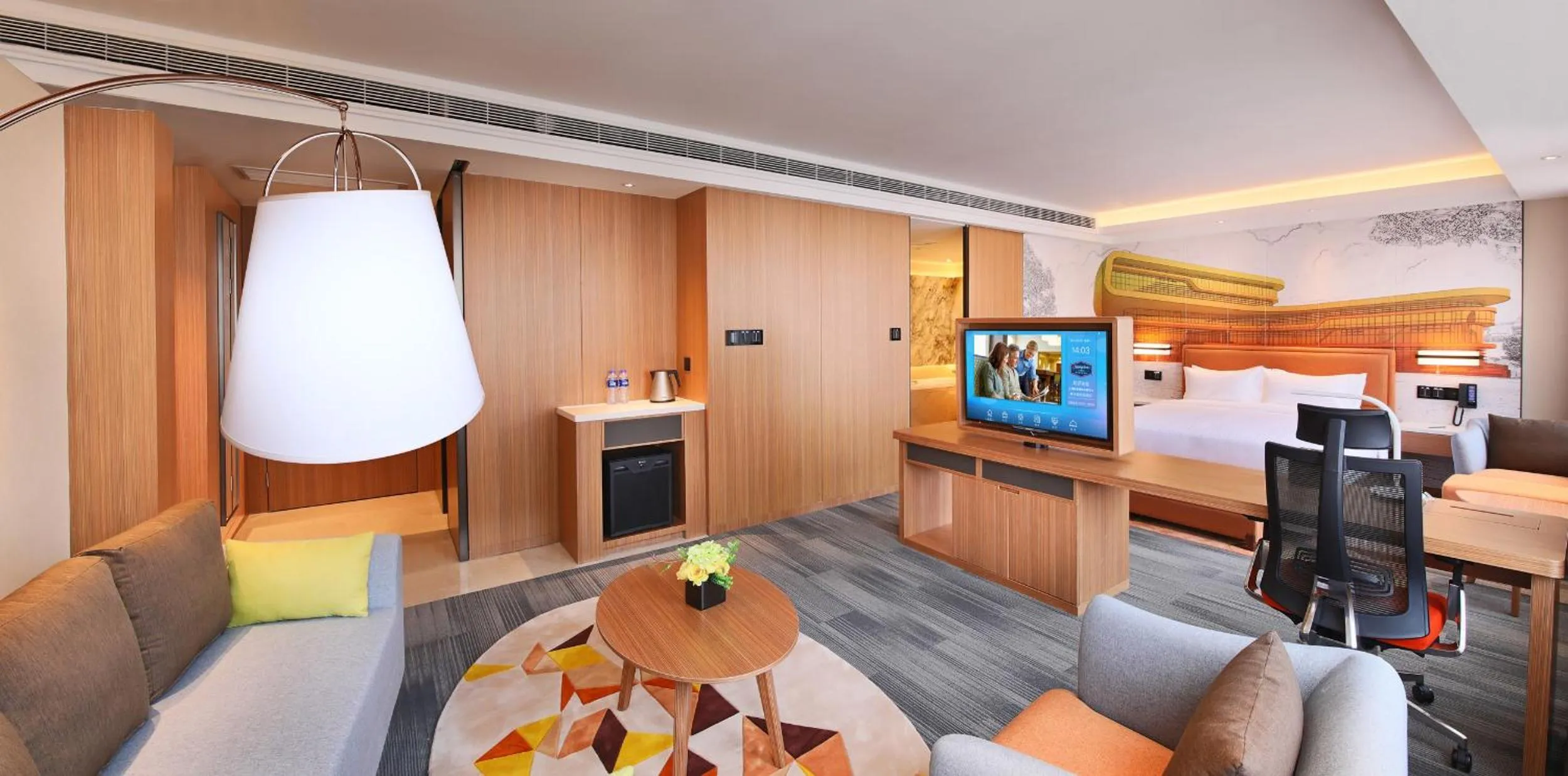 Bedroom in Hampton by Hilton Shanghai Hongqiao NECC