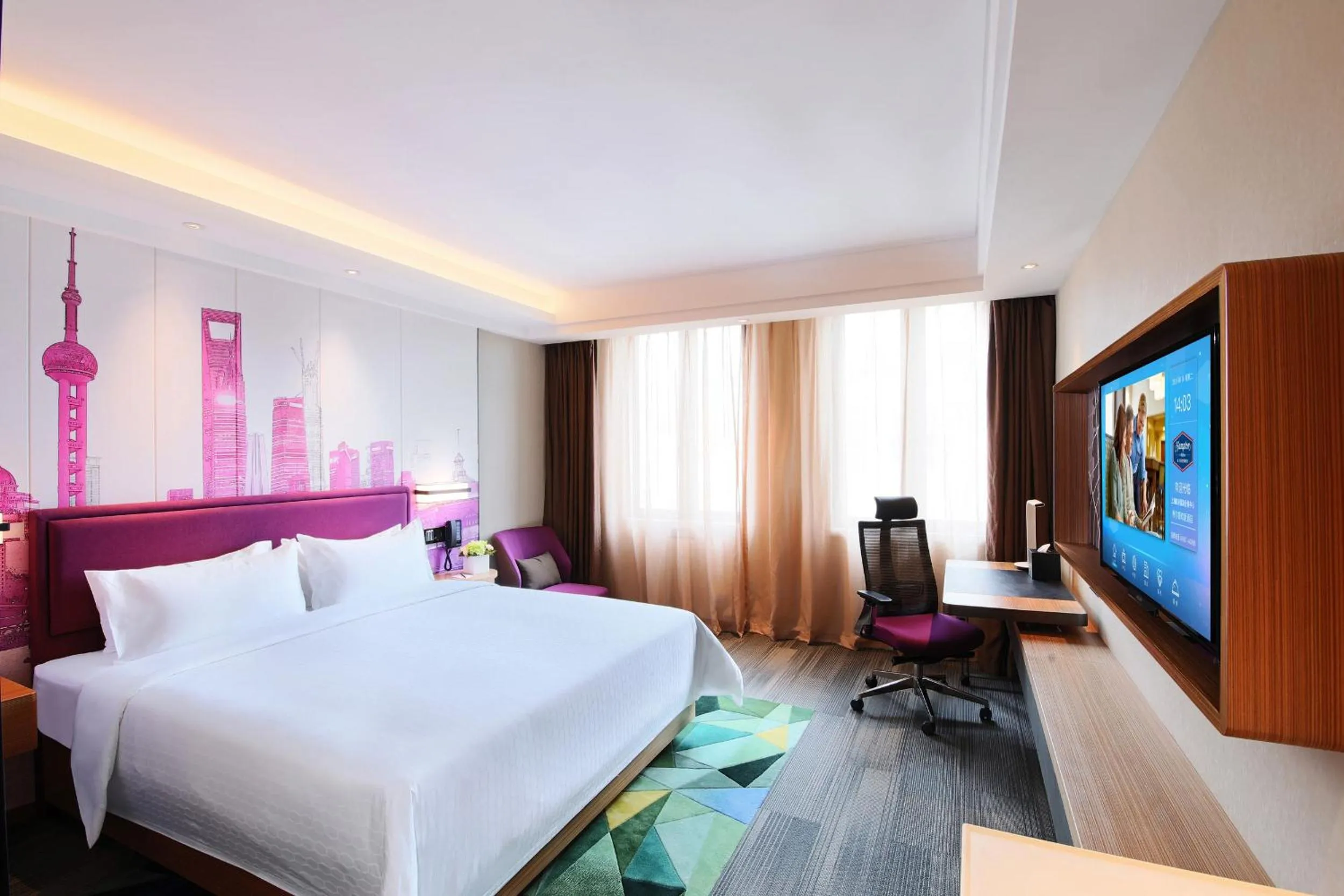 Photo of the whole room in Hampton by Hilton Shanghai Hongqiao NECC