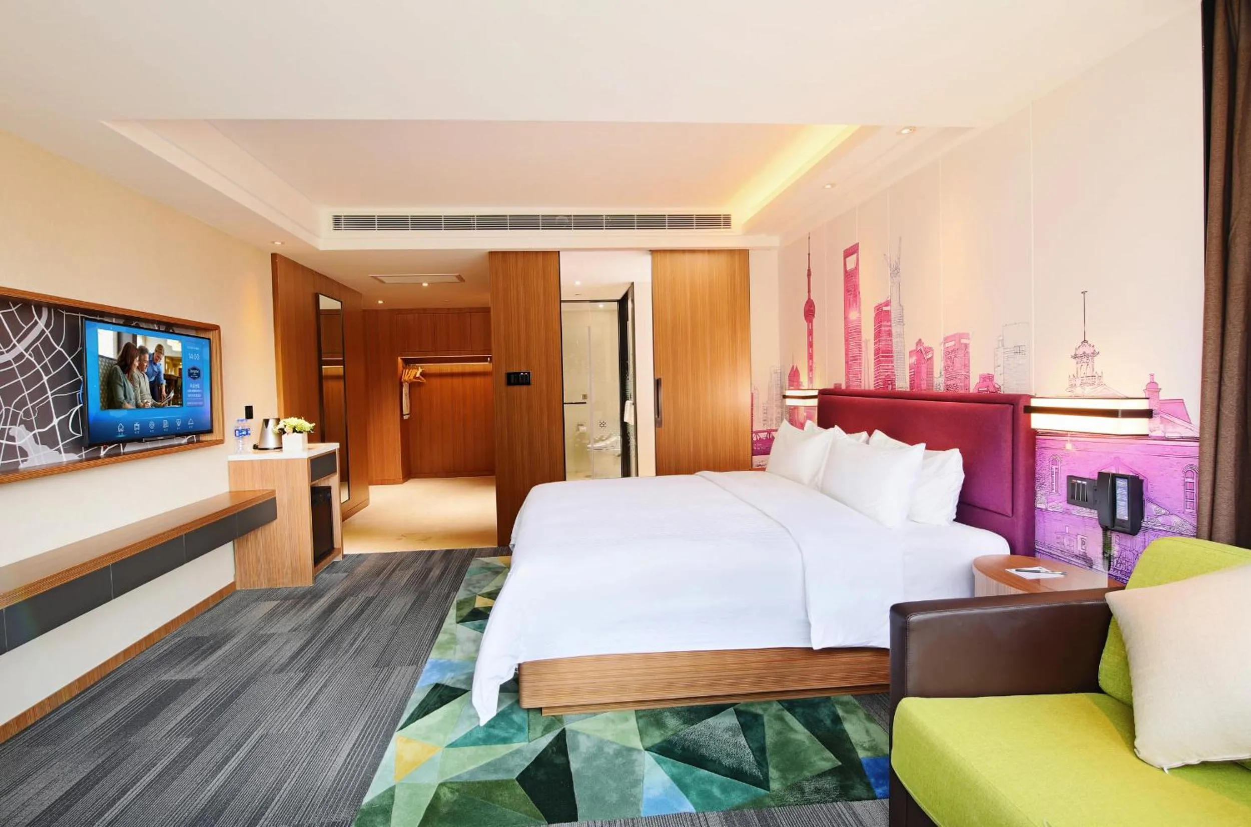 Photo of the whole room in Hampton by Hilton Shanghai Hongqiao NECC