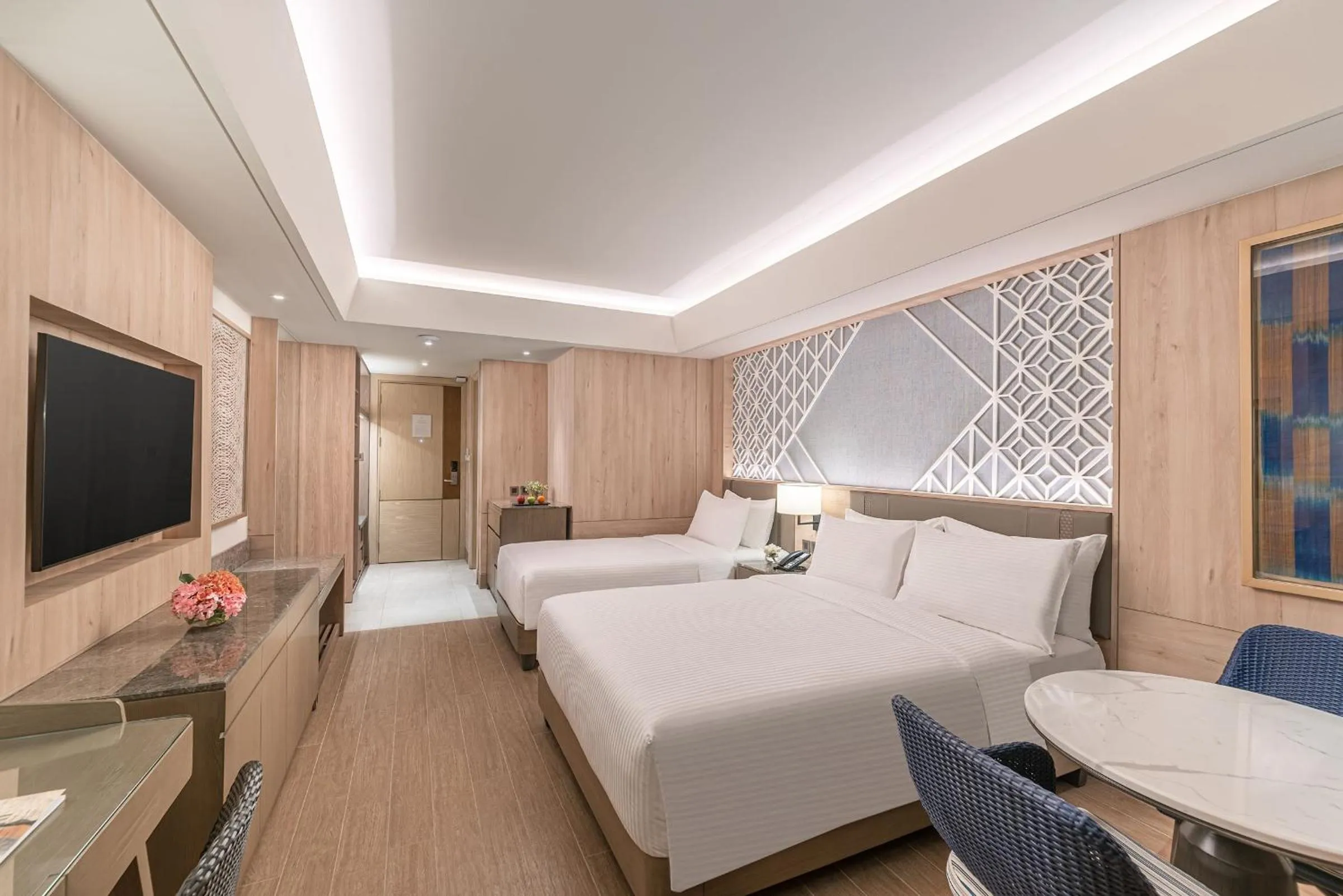 Bed in Henann Premier Coast Resort