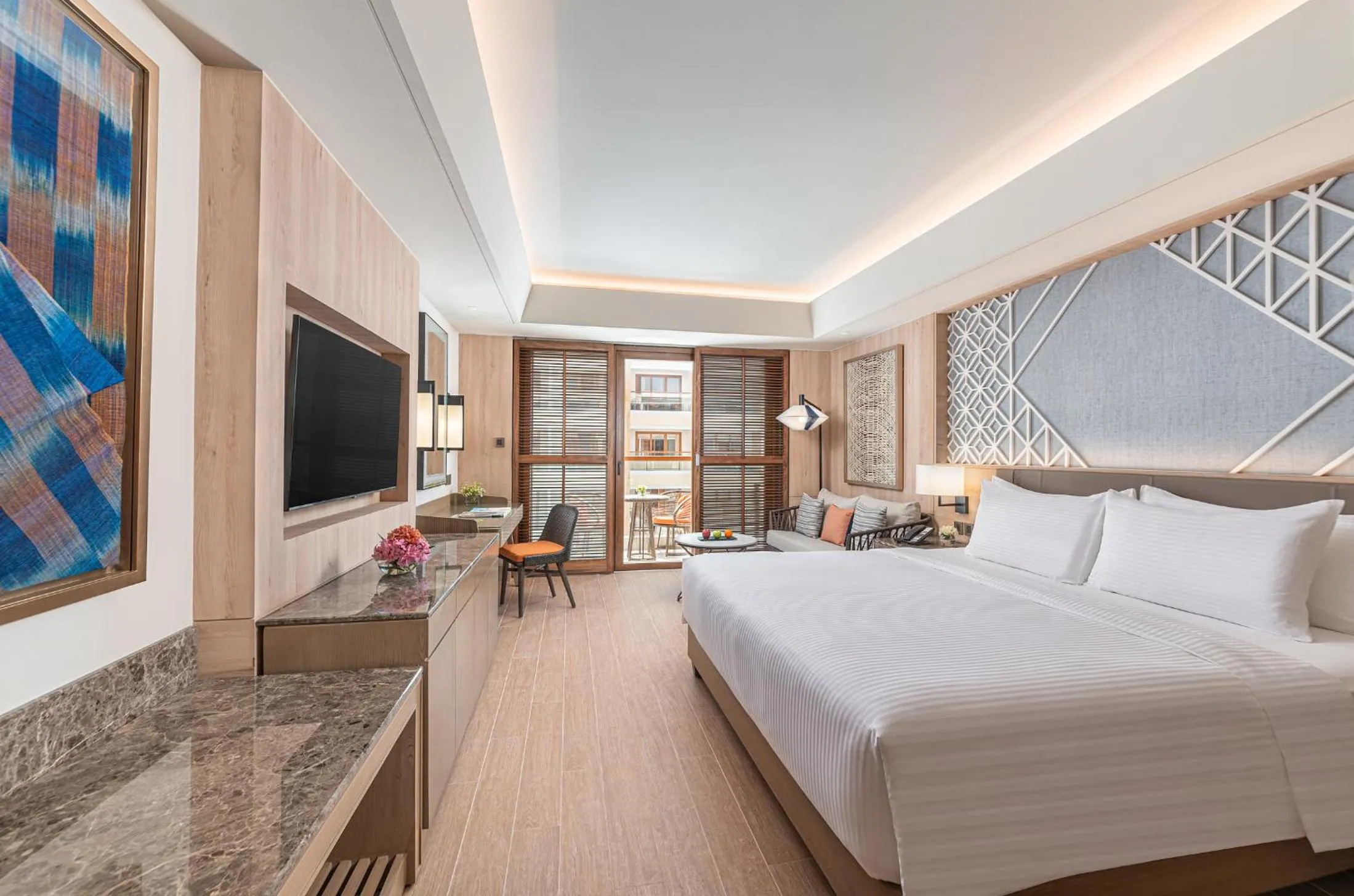 Bedroom, Bed in Henann Premier Coast Resort