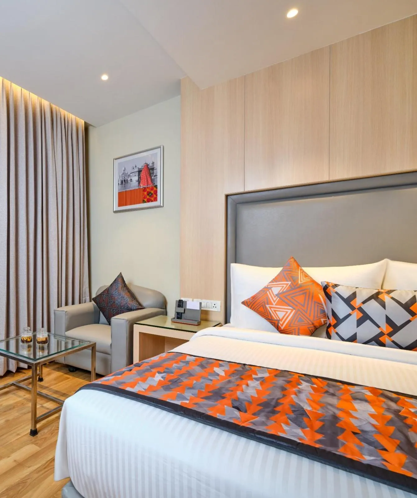 Bed in Fortune Inn Heritage Walk Amritsar - Member ITC Hotels' Group