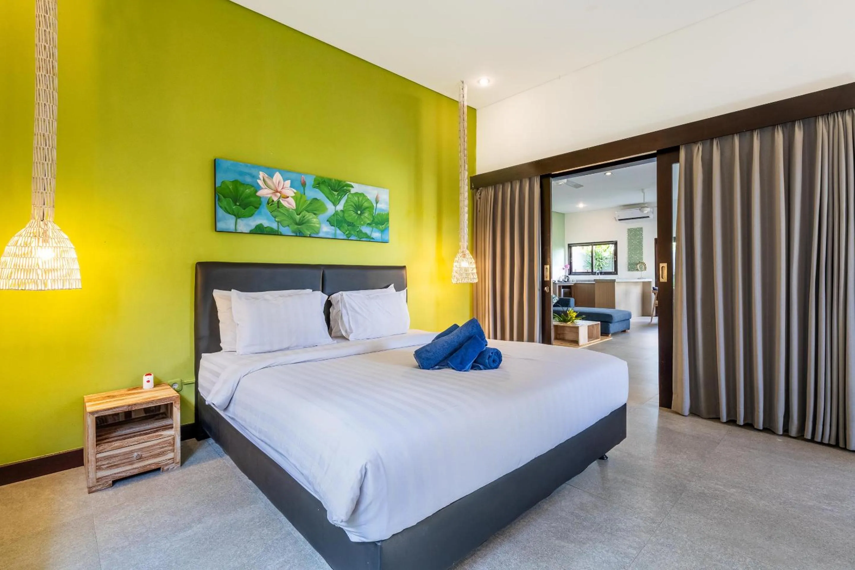 Bed in Ubud Residences 888 - Complex Private Villas with pools