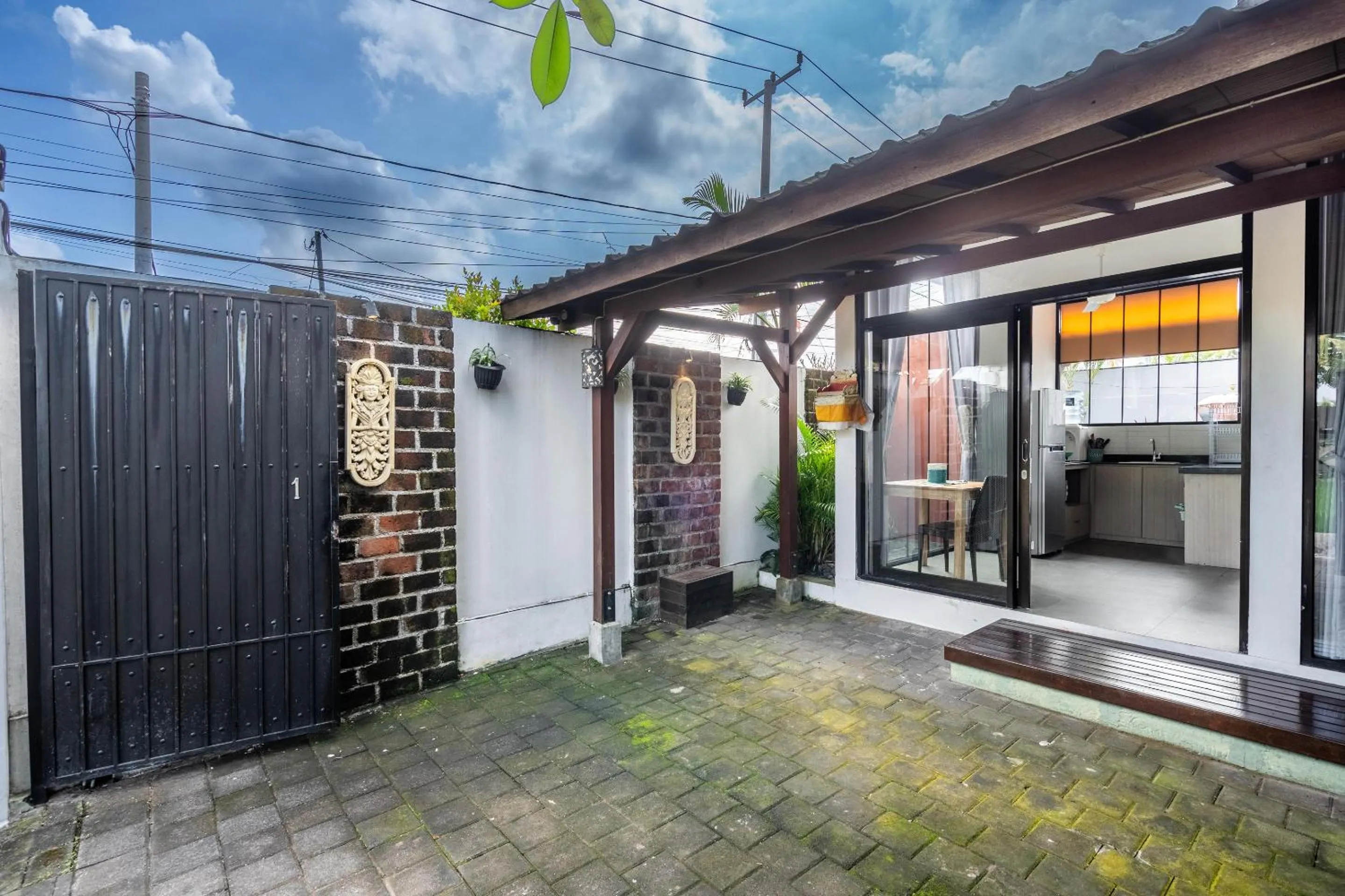 Facade/entrance in Ubud Residences 888 - Complex Private Villas with pools