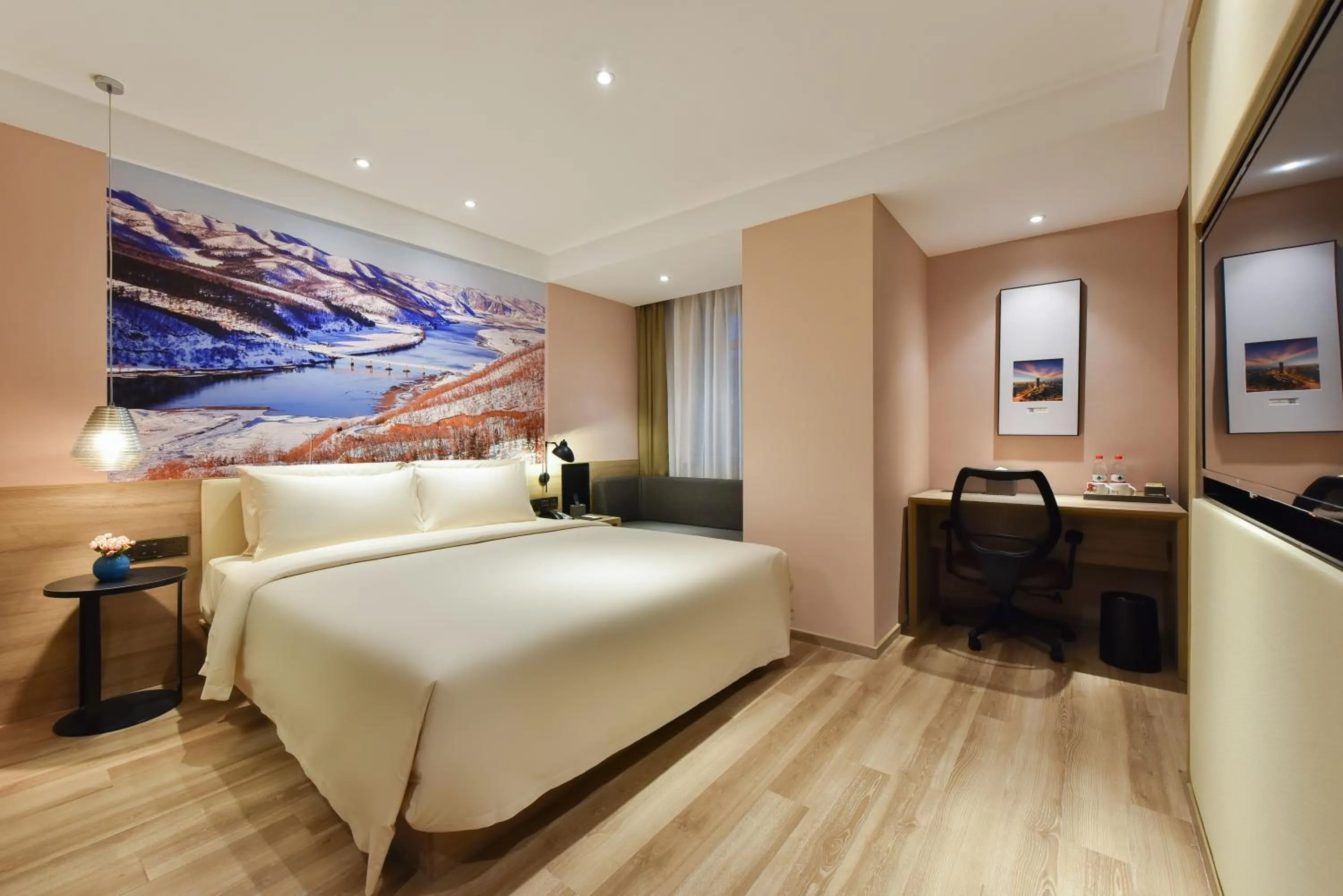 Bed in Atour Hotel Shenyang Railway Station Taiyuan Street