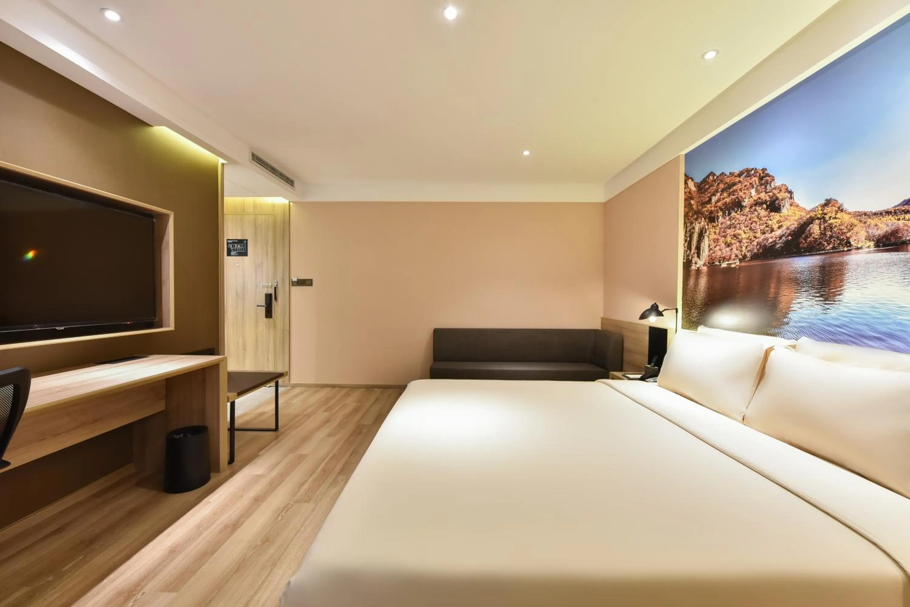 Bed in Atour Hotel Shenyang Railway Station Taiyuan Street