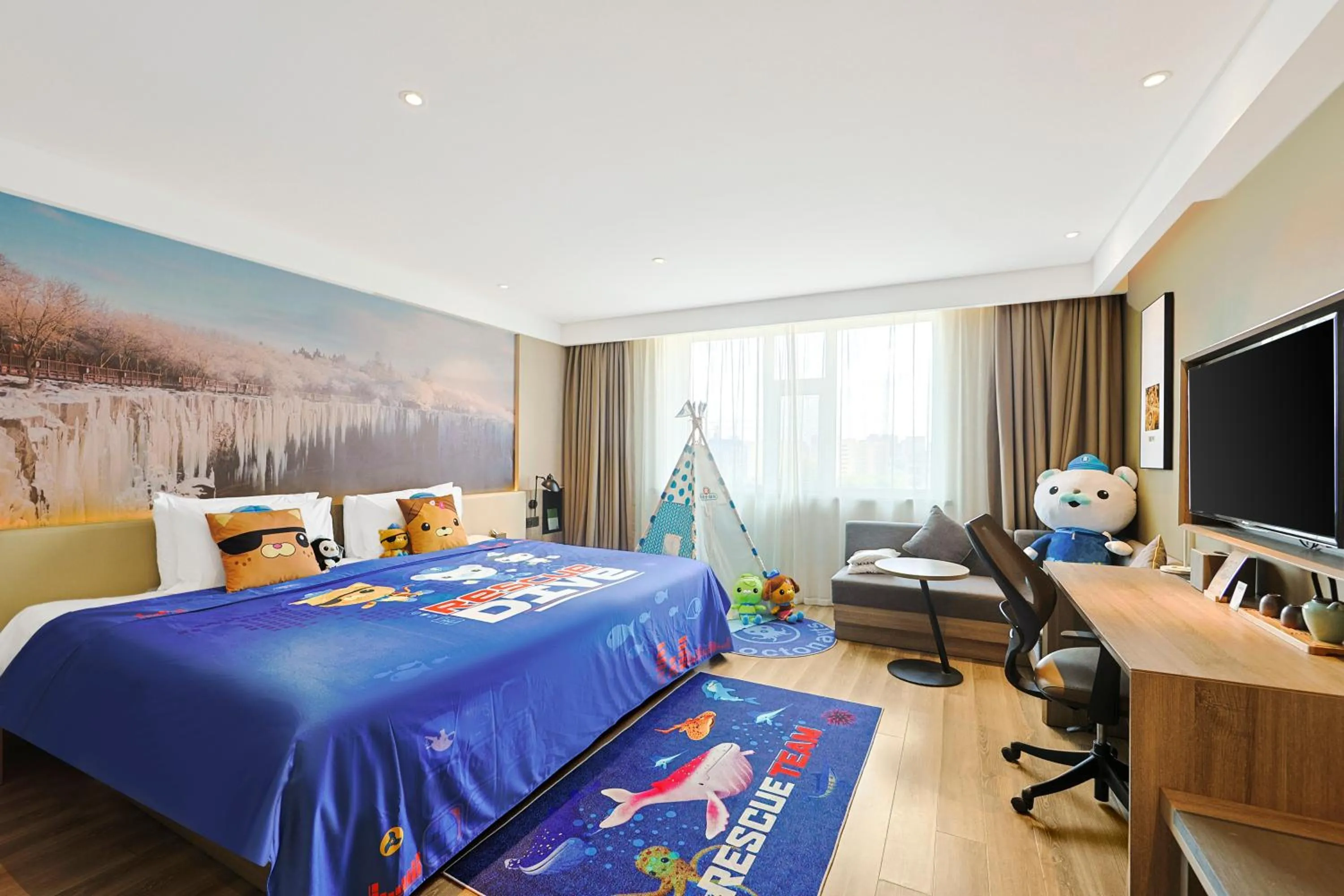 Bedroom, Bed in Atour Hotel Harbin Songbei Ice and Snow World