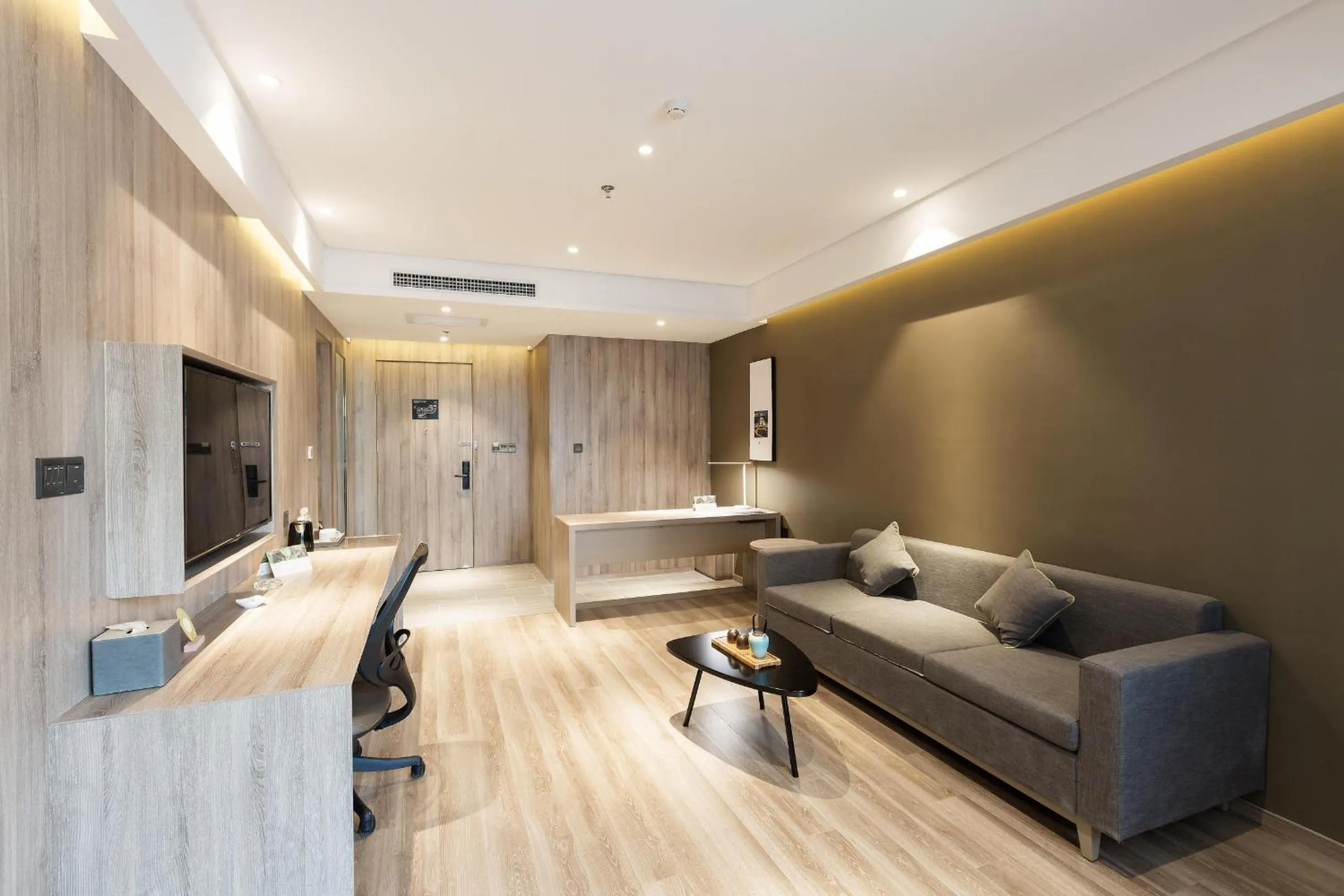 Living room in Atour Hotel Harbin Songbei Ice and Snow World