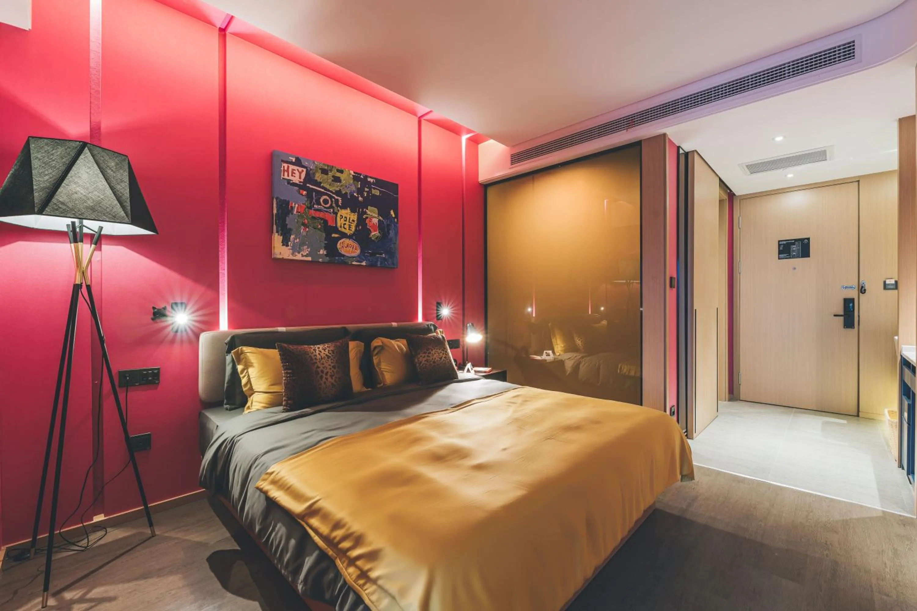 Bedroom in Atour Hotel Shanghai Hongqiao International Exhibition Linkong Park