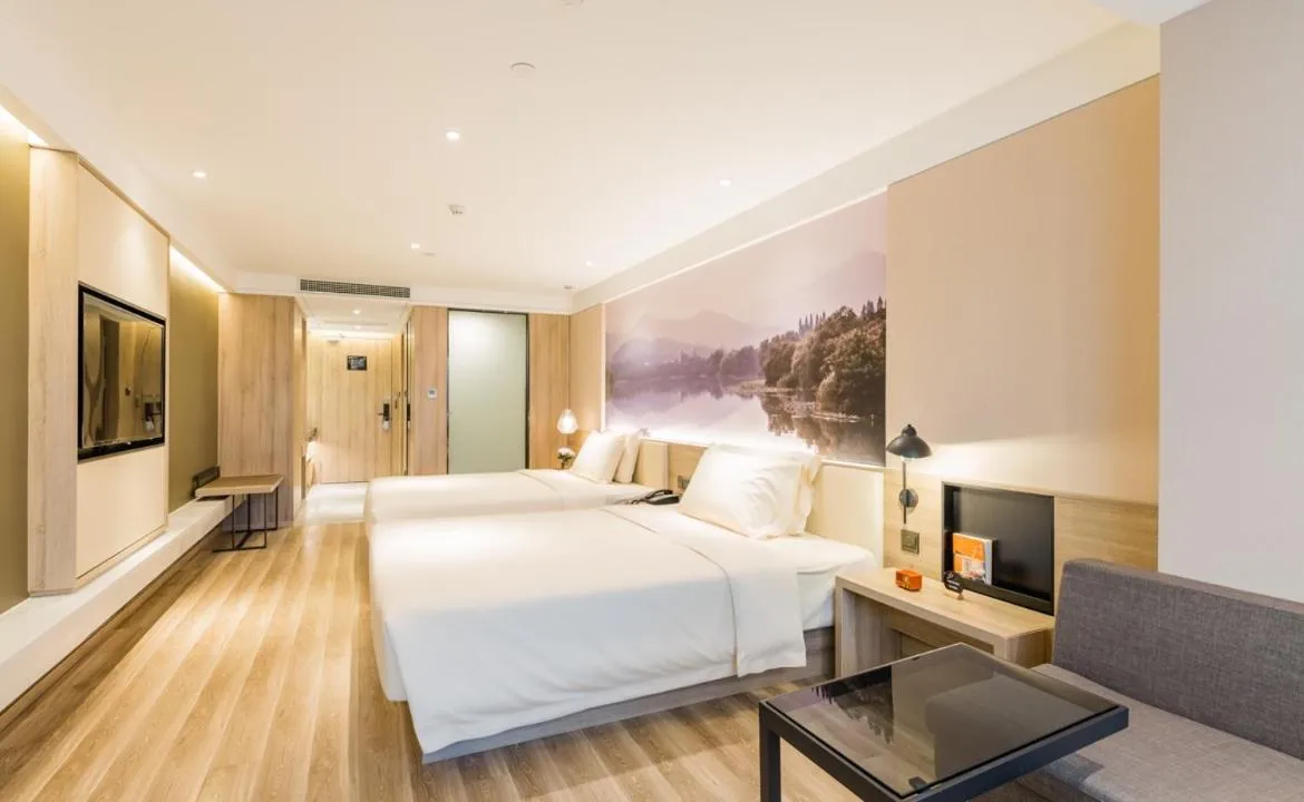 Bedroom, Bed in Atour Hotel Hangzhou West Lake Cultural Plaza Shangtang Road