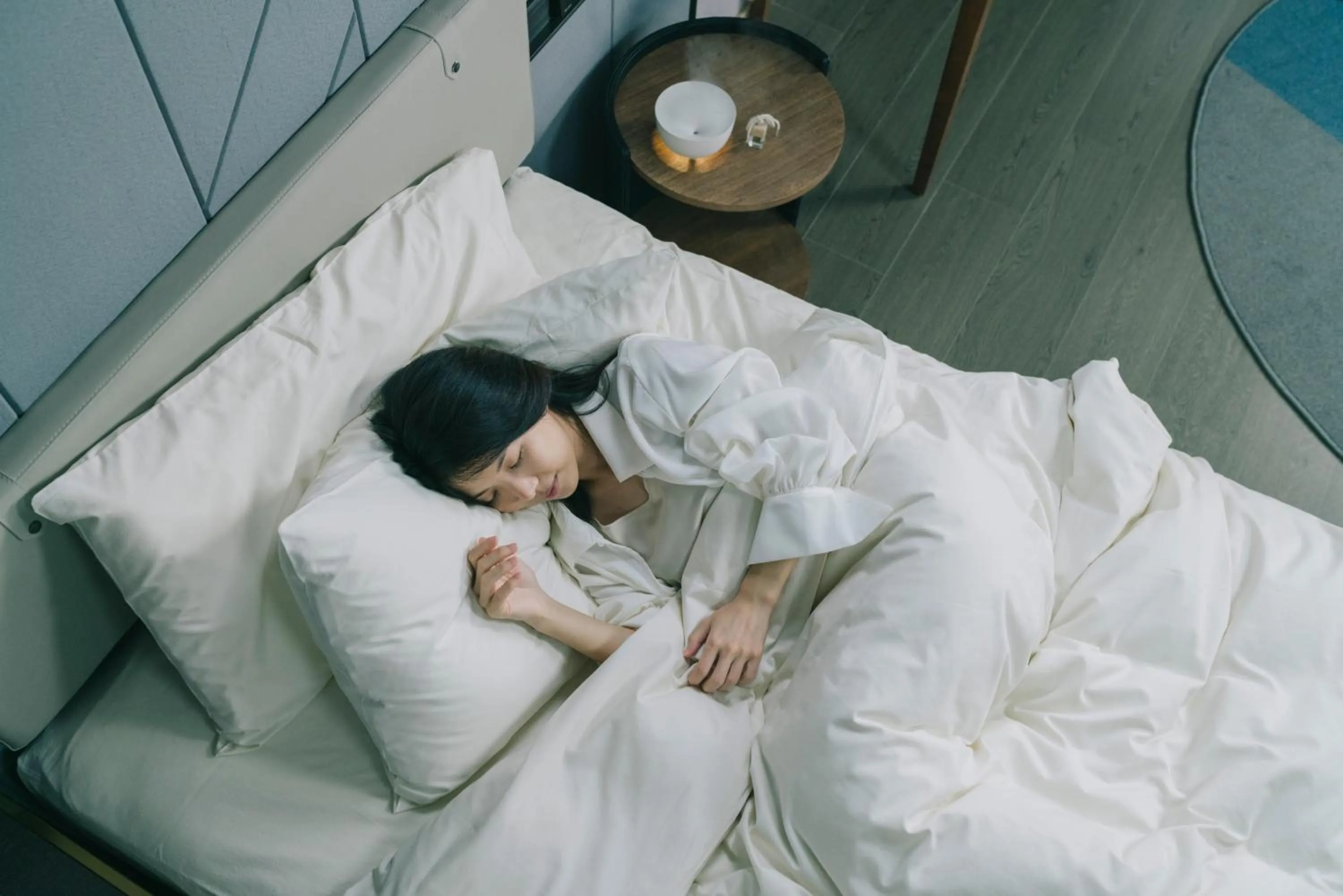 Seating area, Bed in Atour Hotel Gangding Metro Station Taikoo Hui Tianhe Guangzhou