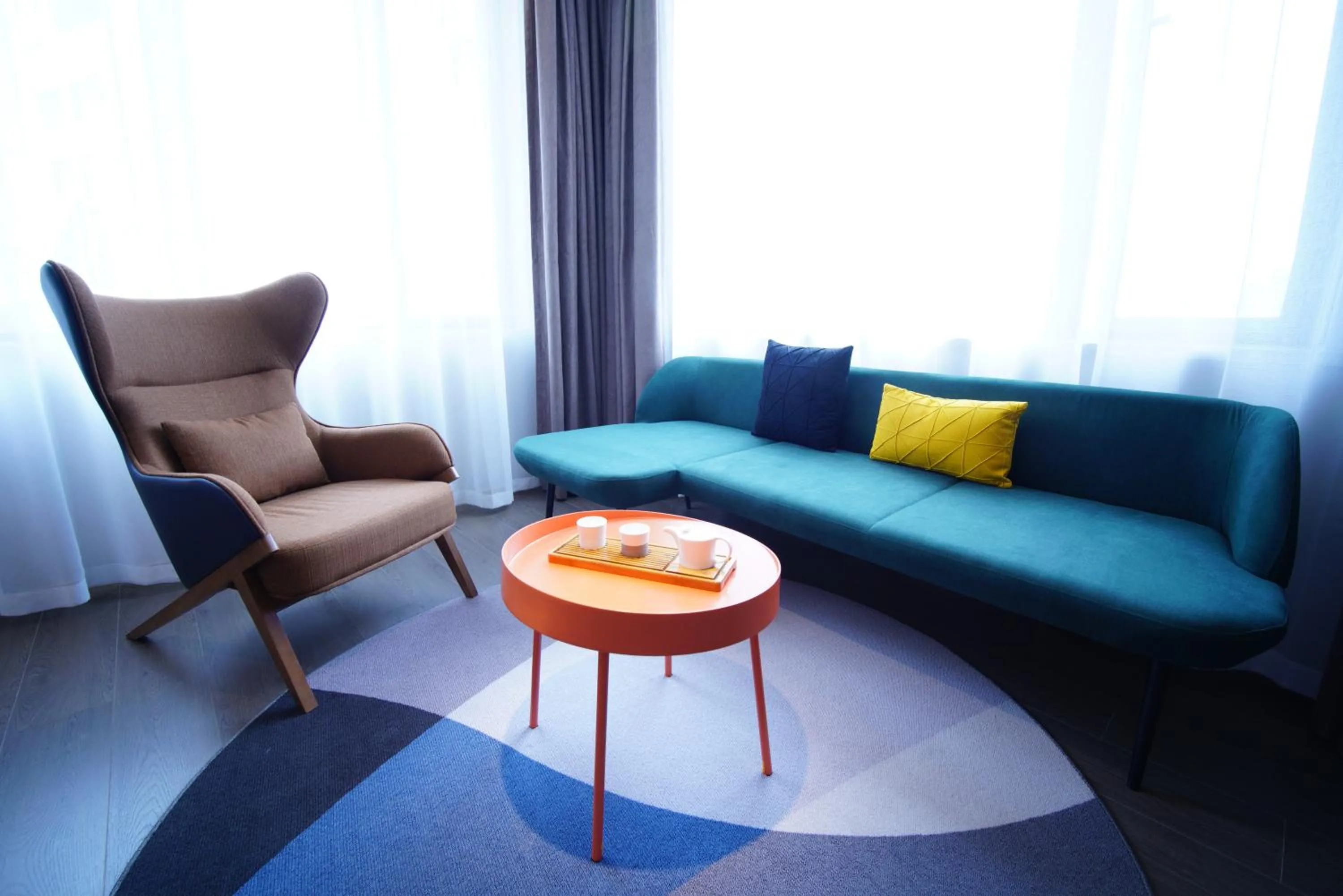 Seating area in Atour Hotel Gangding Metro Station Taikoo Hui Tianhe Guangzhou