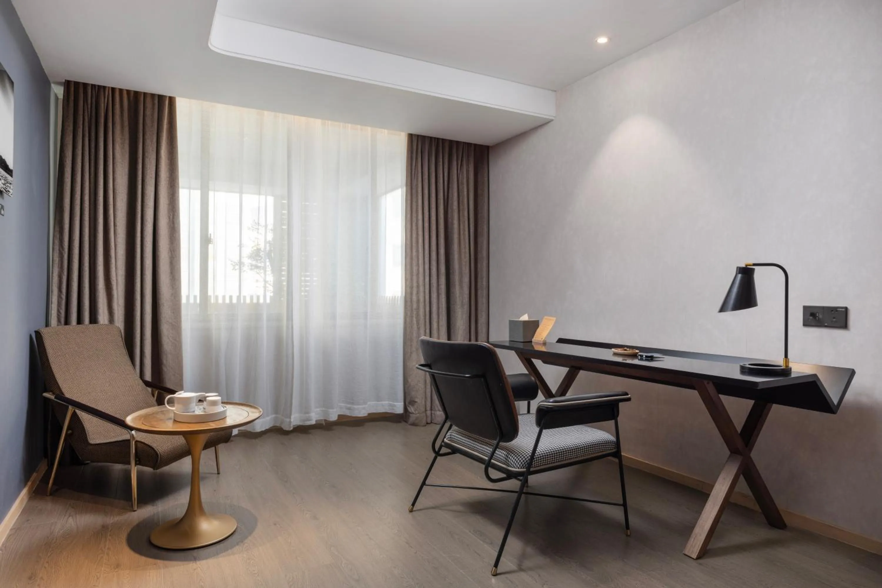 Seating area in Atour Hotel Gangding Metro Station Taikoo Hui Tianhe Guangzhou