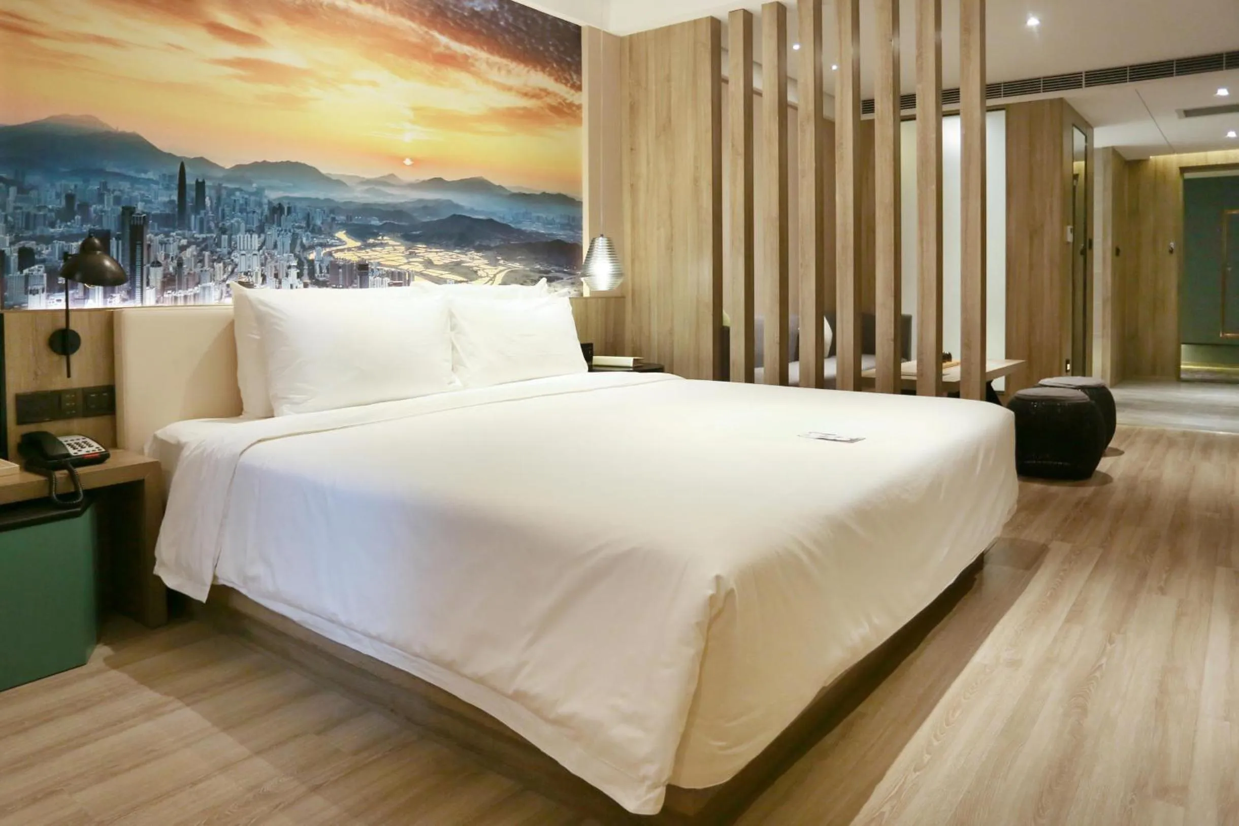 Bed in Atour Hotel Shenzhen Nanshan Coast City