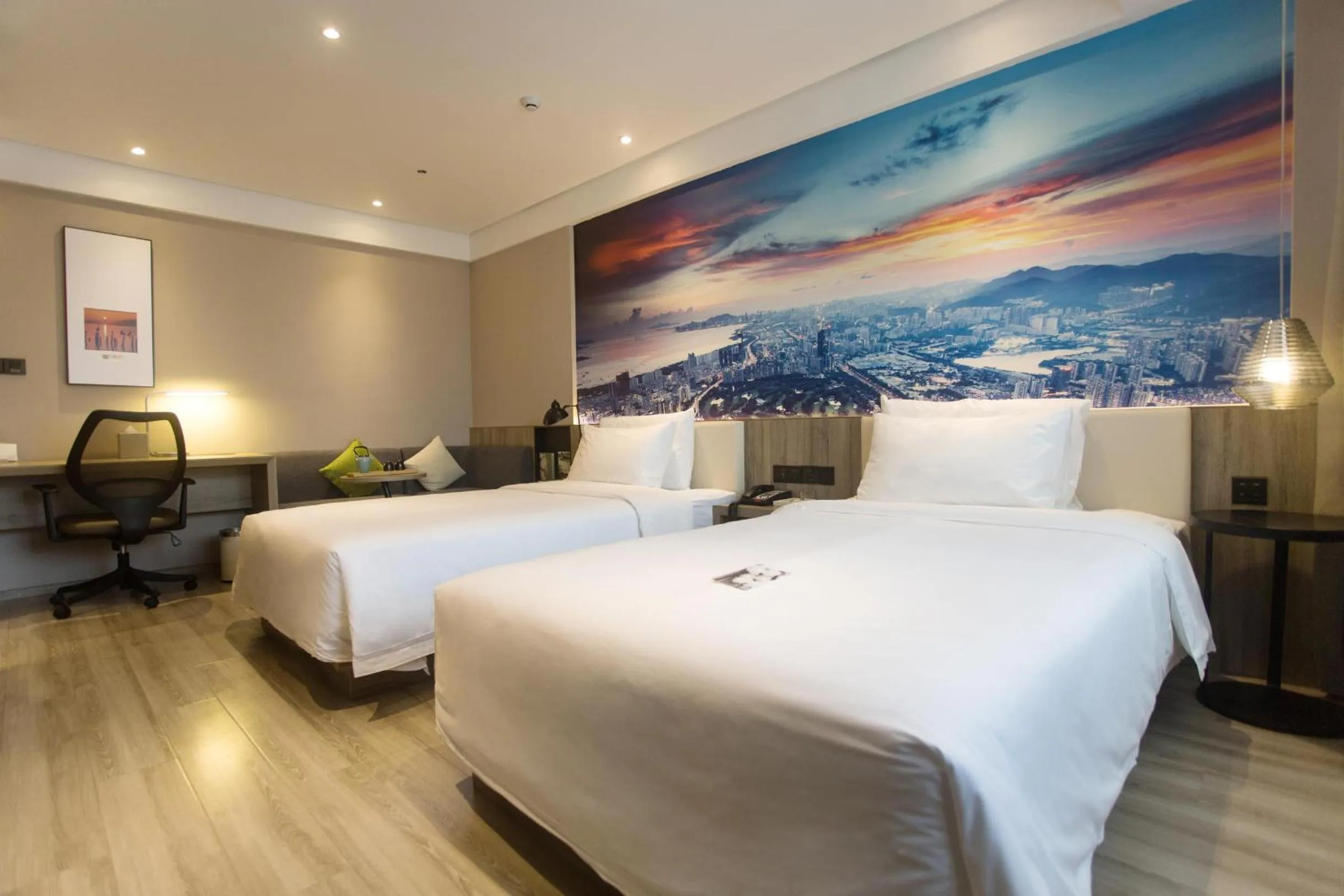 Bed in Atour Hotel Shenzhen Nanshan Coast City