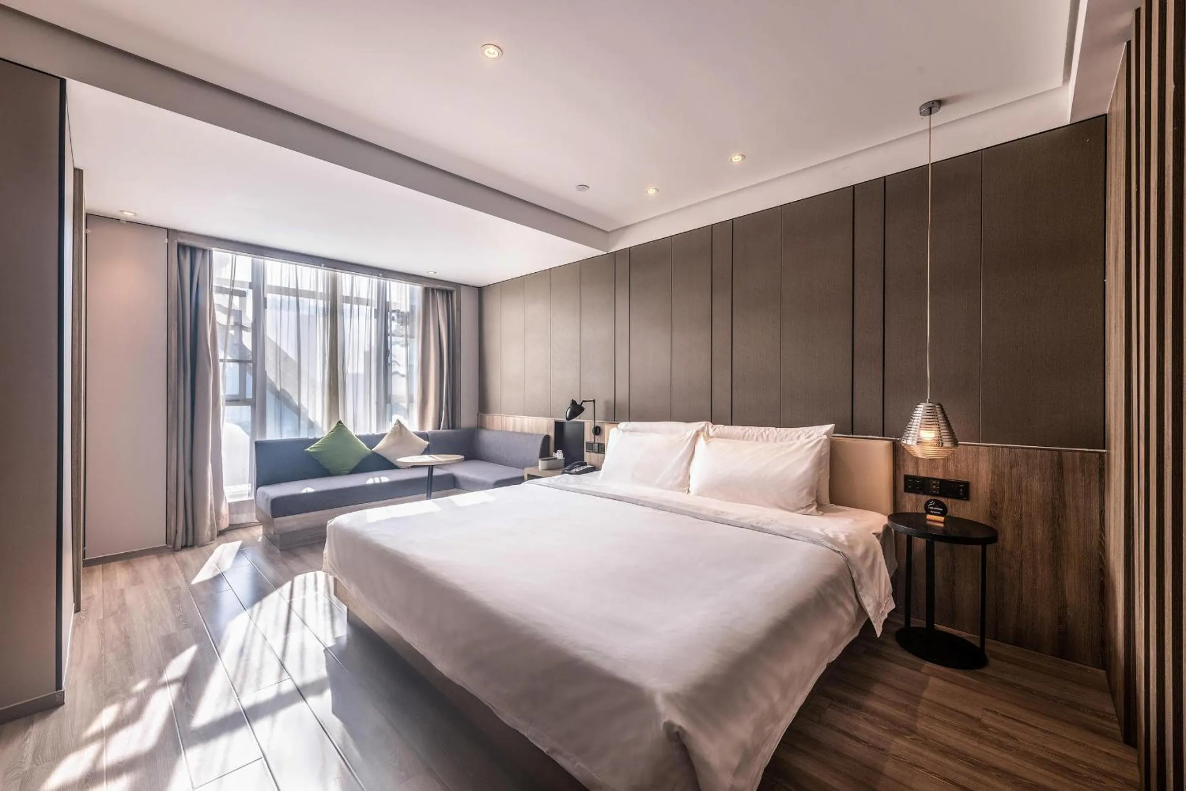 Bed in Atour Hotel Shenzhen Nanshan Coast City