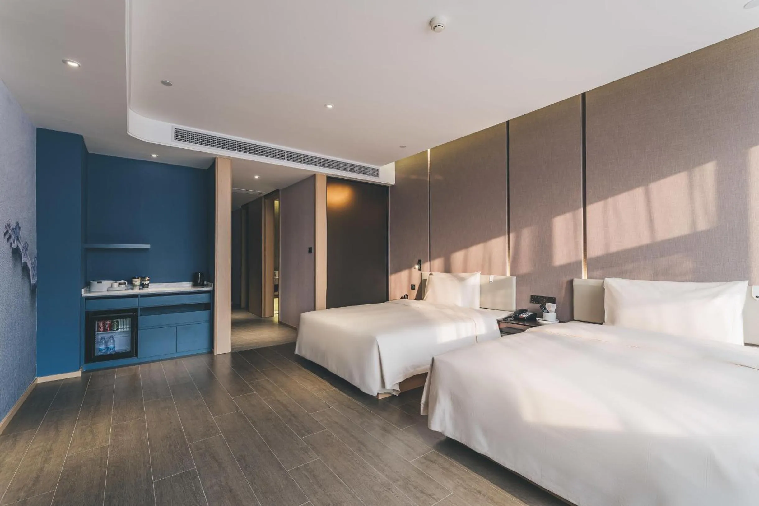 Bed in Atour Hotel Chaozhou Ancient Town People's Square