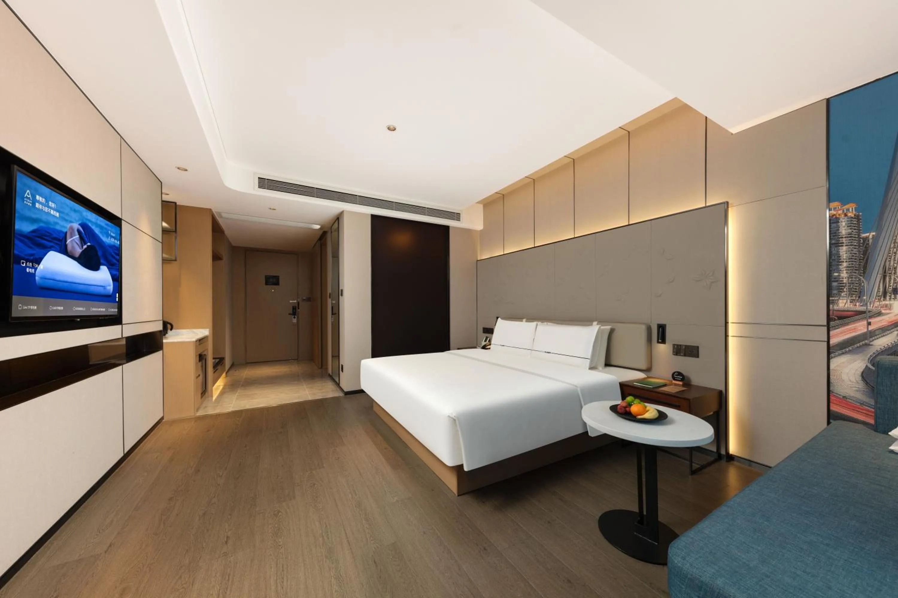 Bed in Atour S Hotel Chongqing Crown International