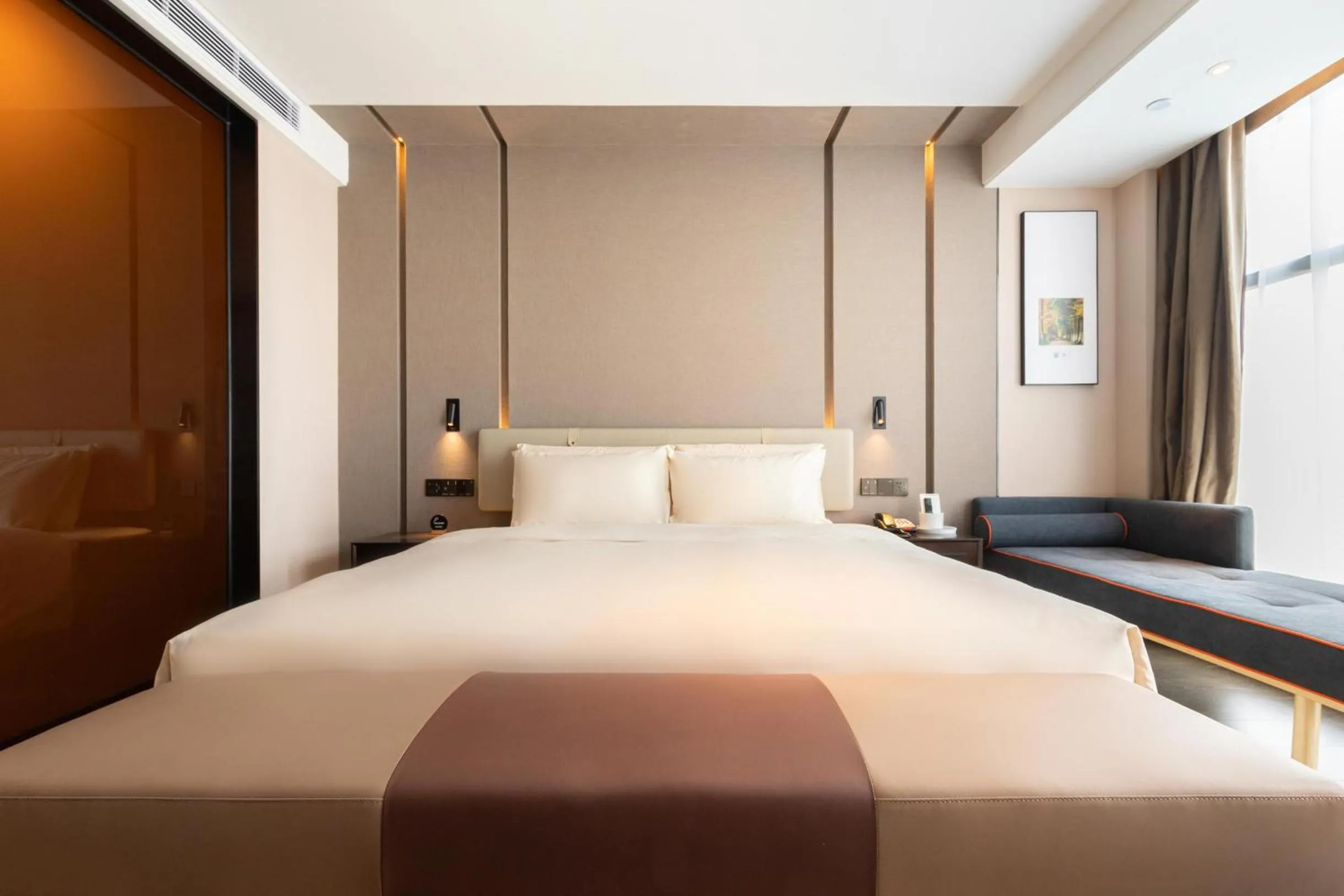 Bed in Atour Hotel Guiyang Guanshan Lake Park