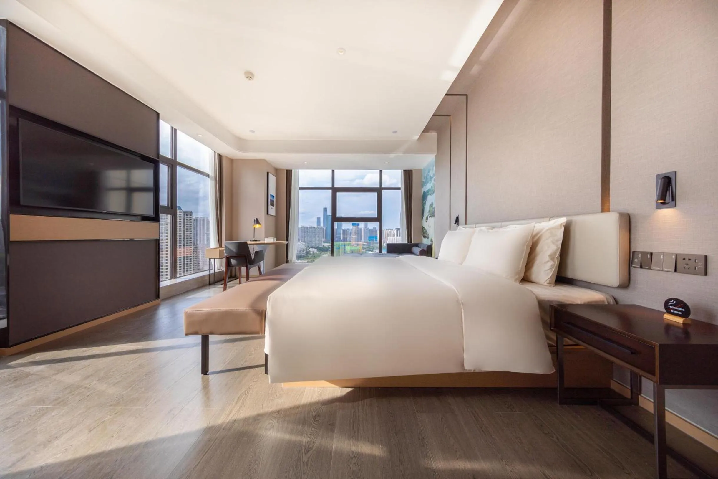 Bed in Atour Hotel Guiyang Guanshan Lake Park