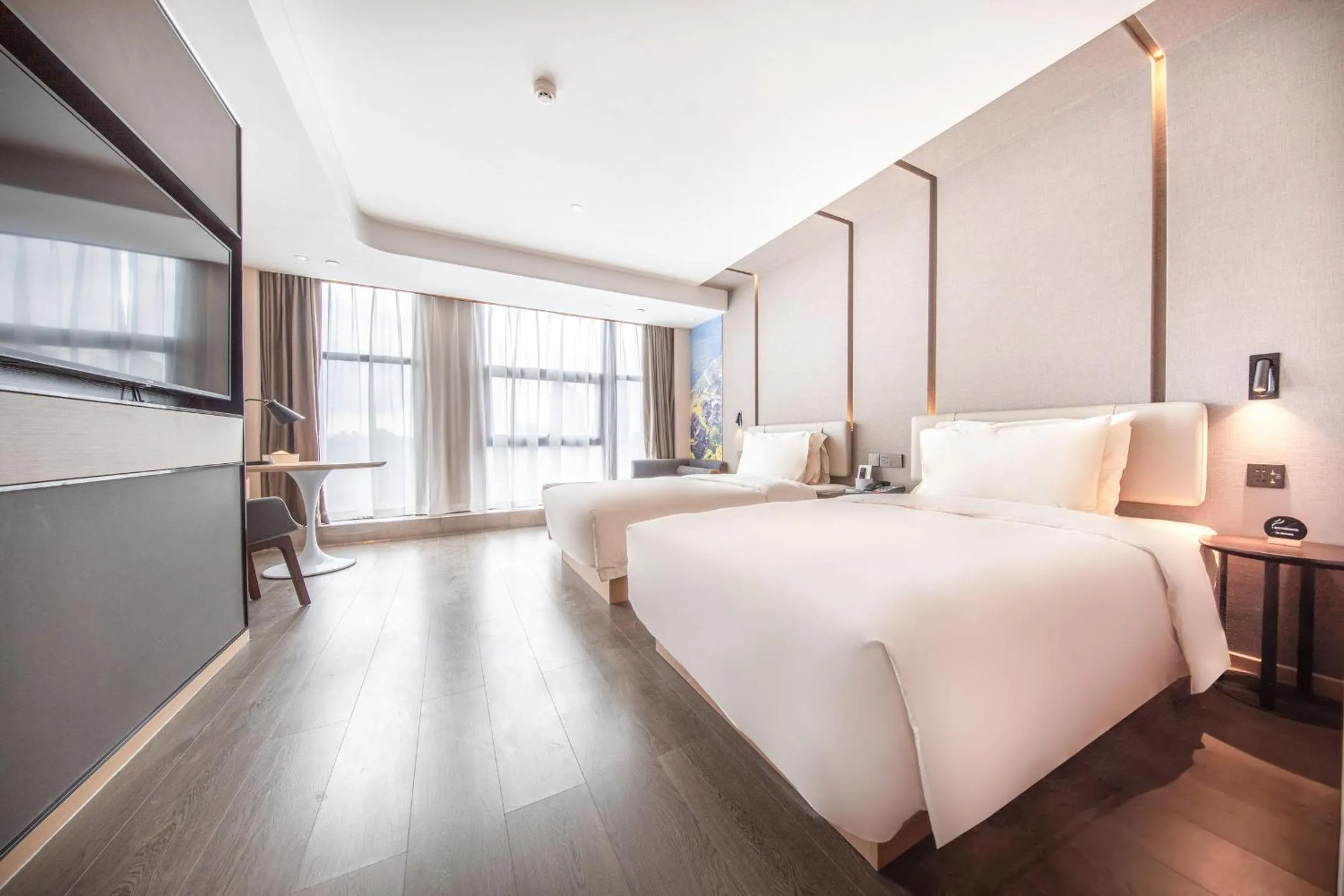 Bed in Atour Hotel Guiyang Guanshan Lake Park