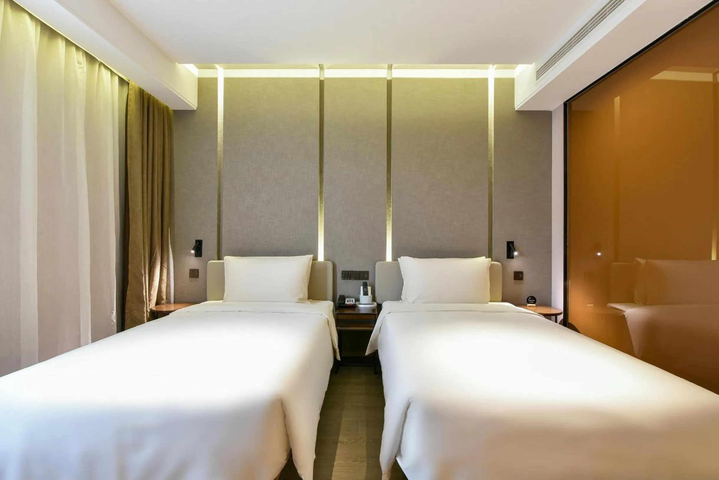 Bed in Atour Hotel Beijing Wangjing 798 Art District