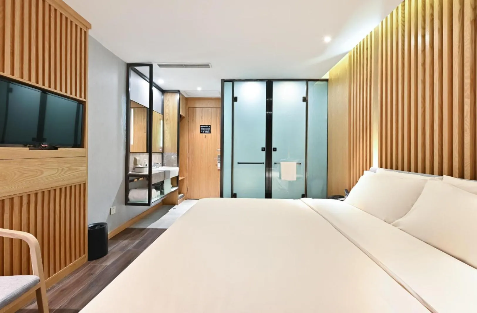 Bed in Atour X Hotel Beijing Sanlitun Agricultural Exhibition Hall