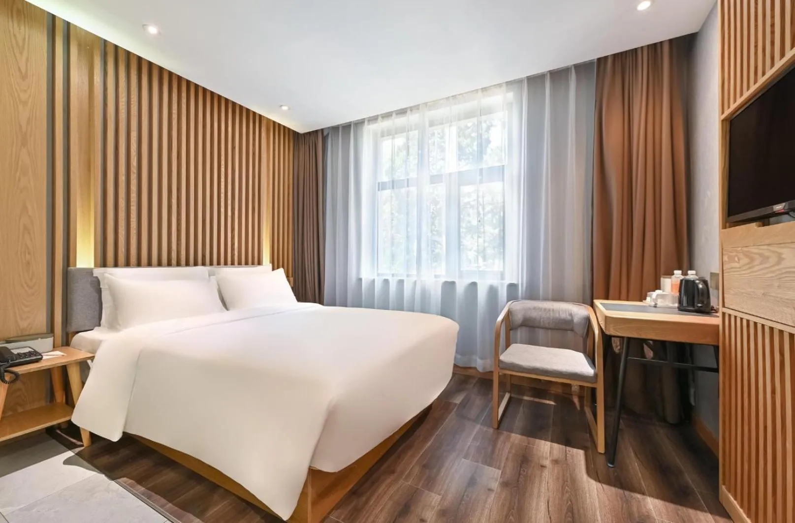 Bed in Atour X Hotel Beijing Sanlitun Agricultural Exhibition Hall