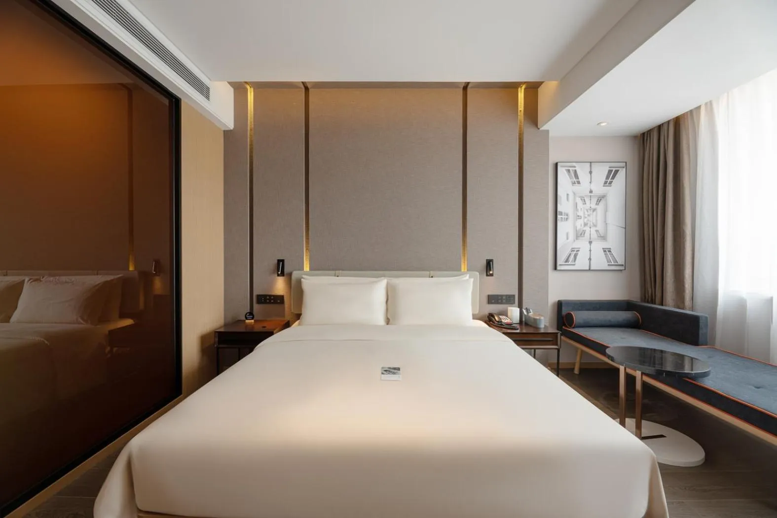 Bed in Atour S Hotel Xinghai Square