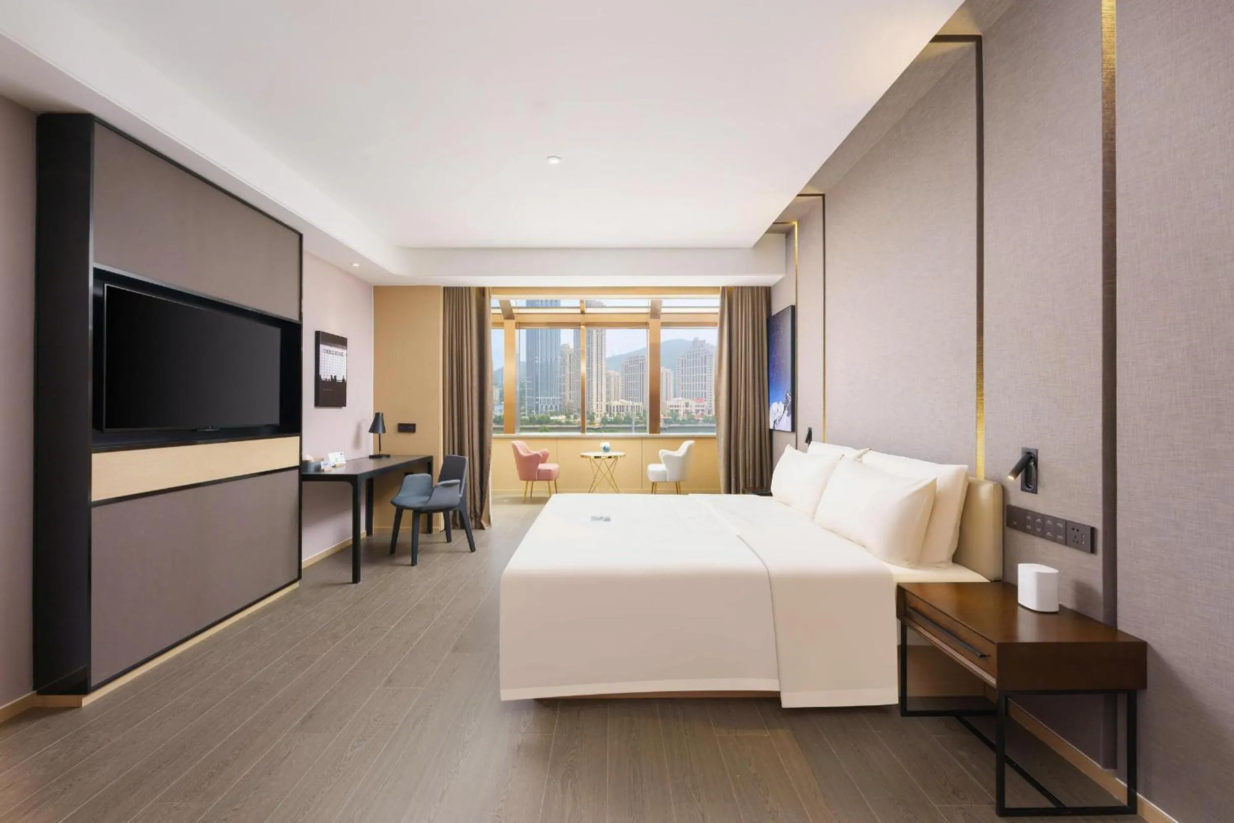 Bed in Atour S Hotel Xinghai Square