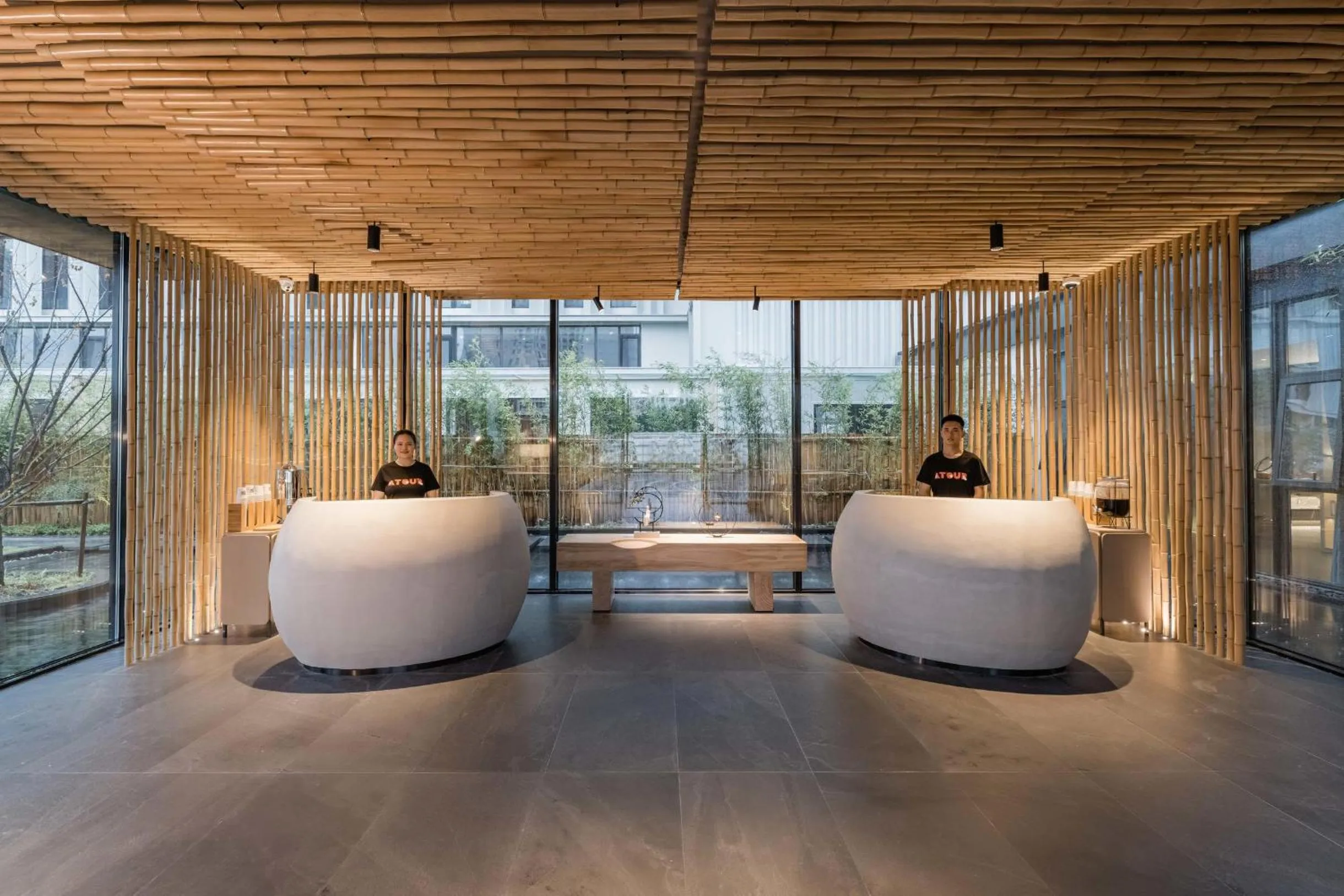 Seating area in Atour Hotel,Shanghai World Expo Center Yaohua Road