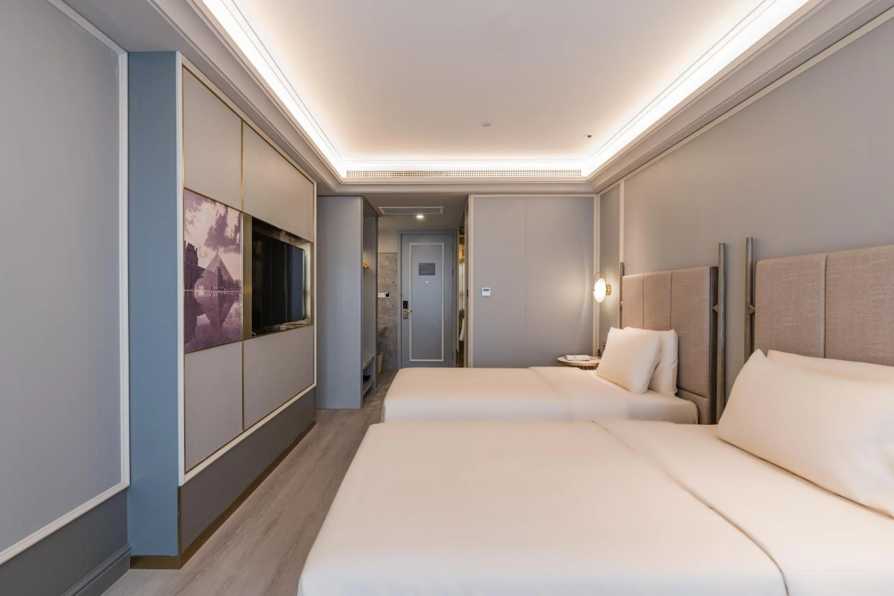 Bed in Atour Hotel Chengdu Kuanzhai Alley