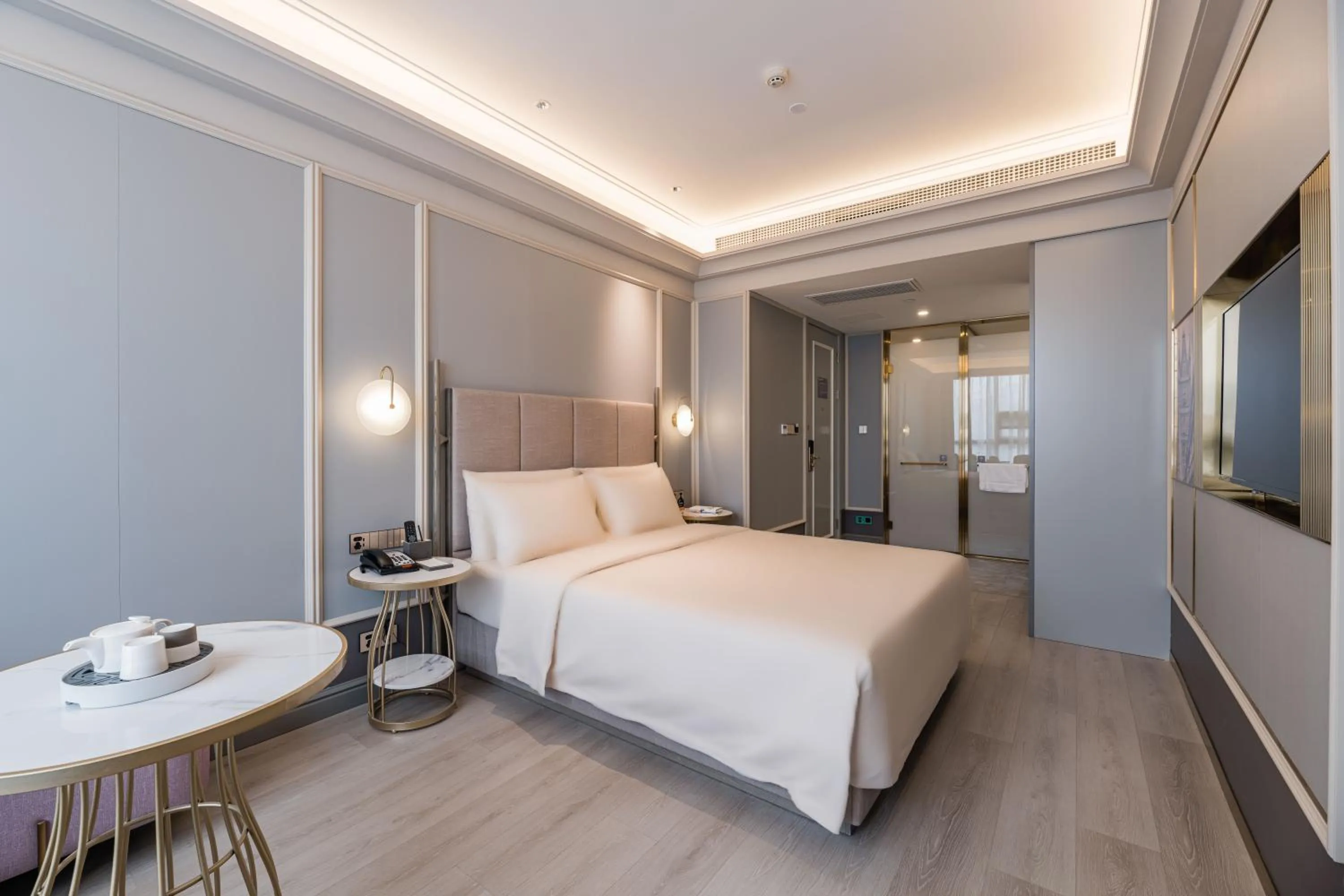 Bed in Atour Hotel Chengdu Kuanzhai Alley