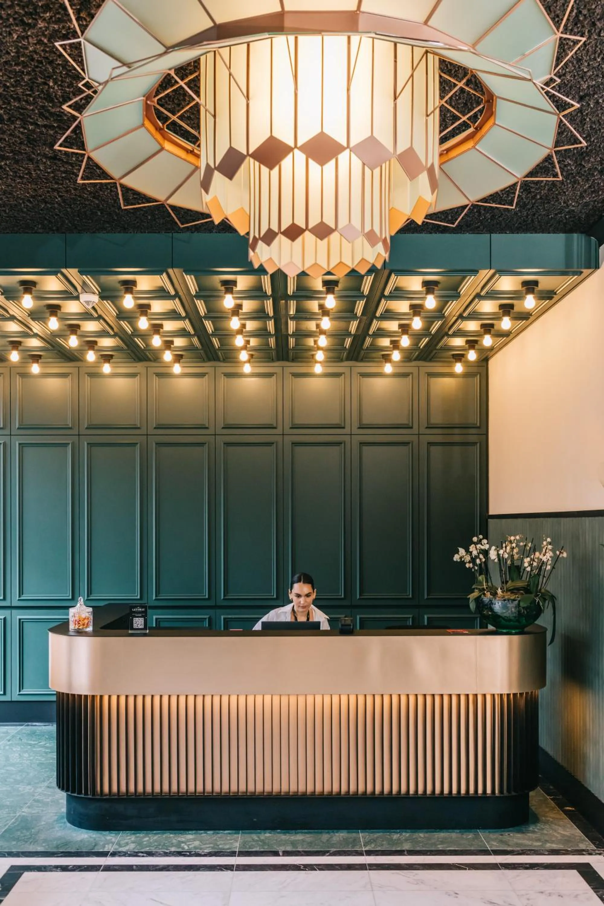 Lobby or reception in Getaway Liège