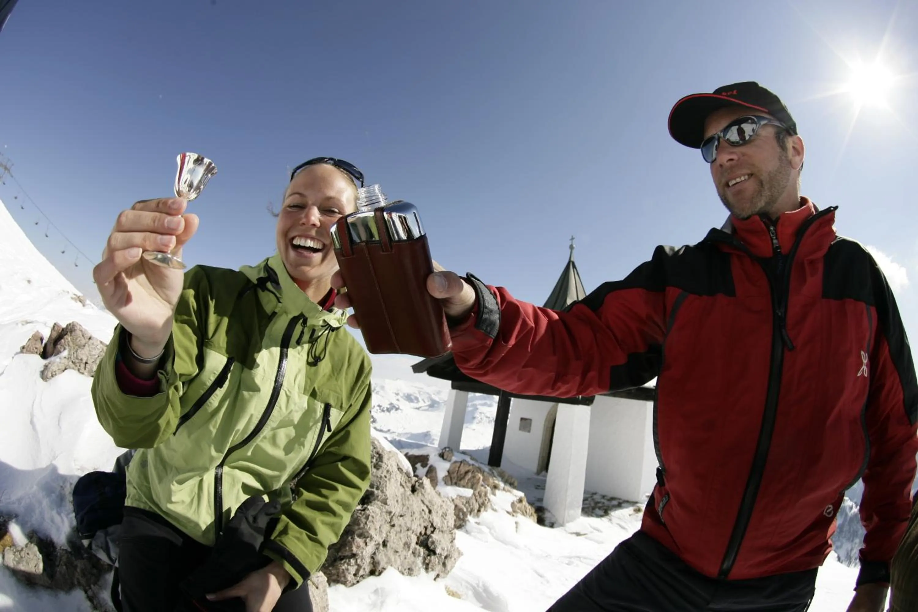 Skiing in Pension Oberbräu