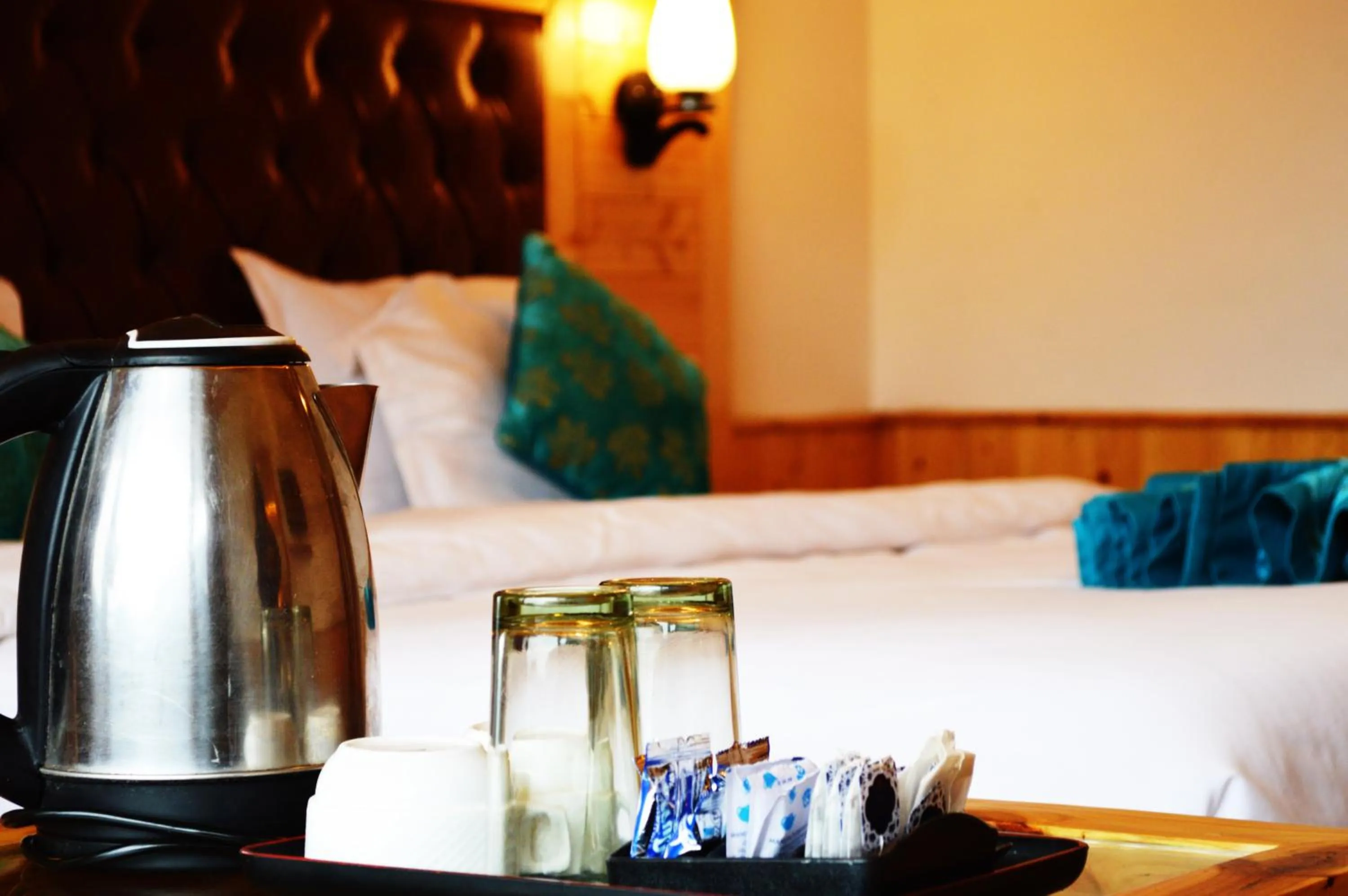 room service, Bed in Manali Outdoor Retreat by Sheosante