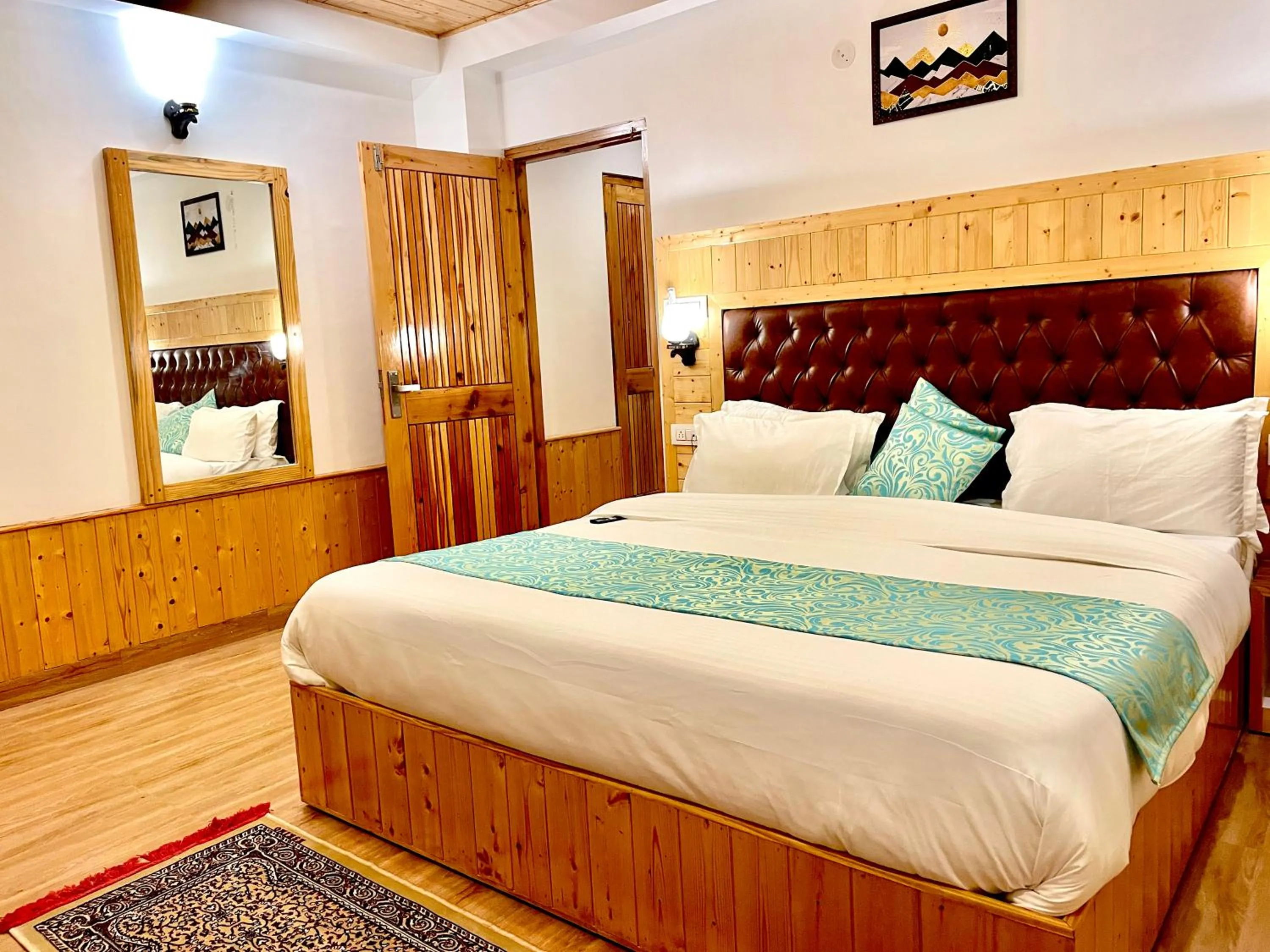 Bed in Manali Outdoor Retreat by Sheosante