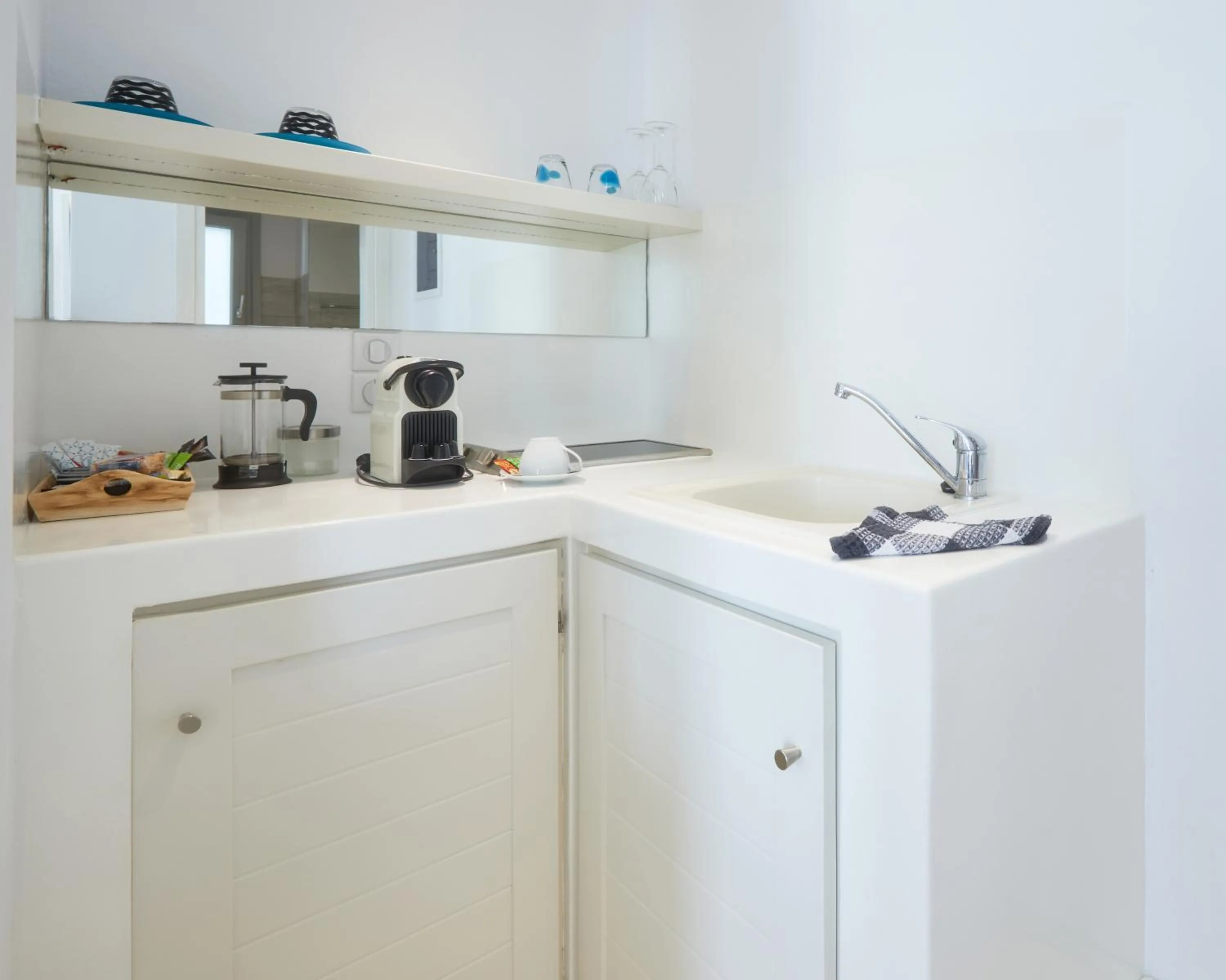 kitchen in Romantica Suites