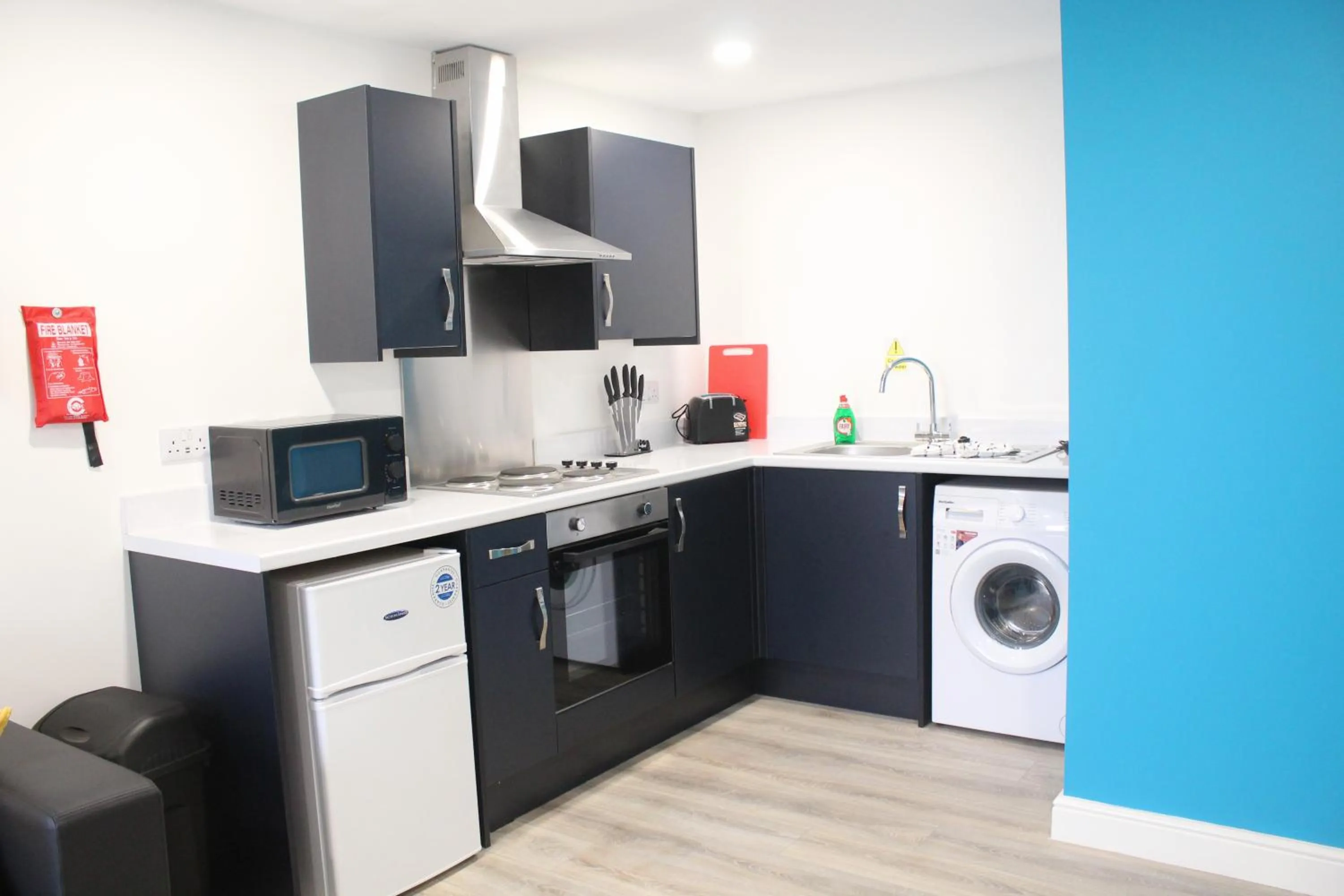 kitchen in Maze apartments and rooms Free parking