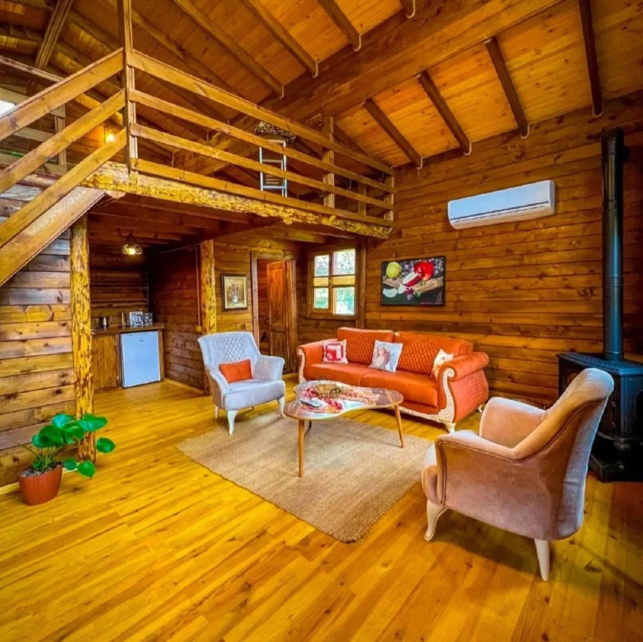 Living room in Sapanca Şeker Bungalov