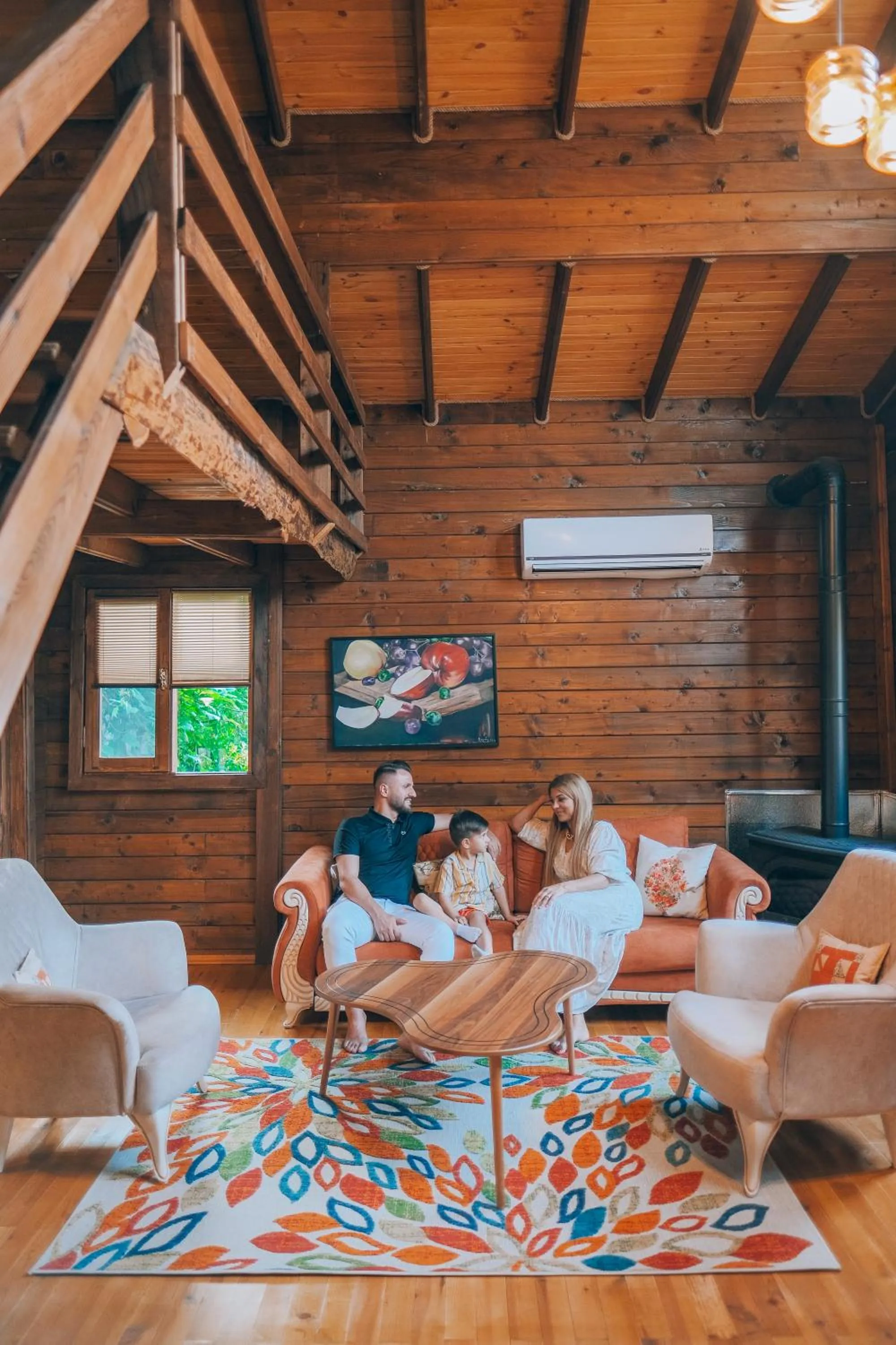 Living room in Sapanca Şeker Bungalov