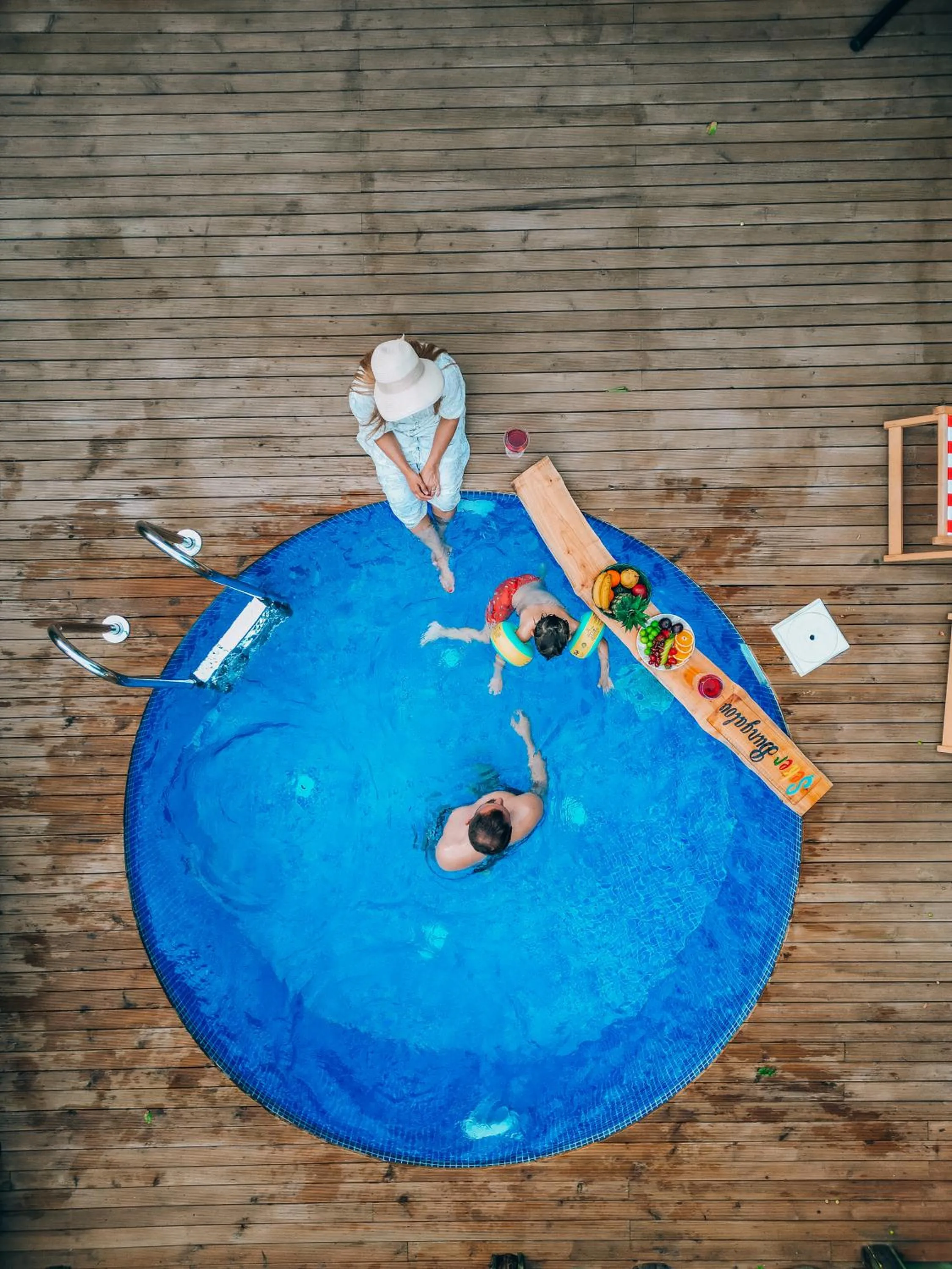 Swimming pool in Sapanca Şeker Bungalov
