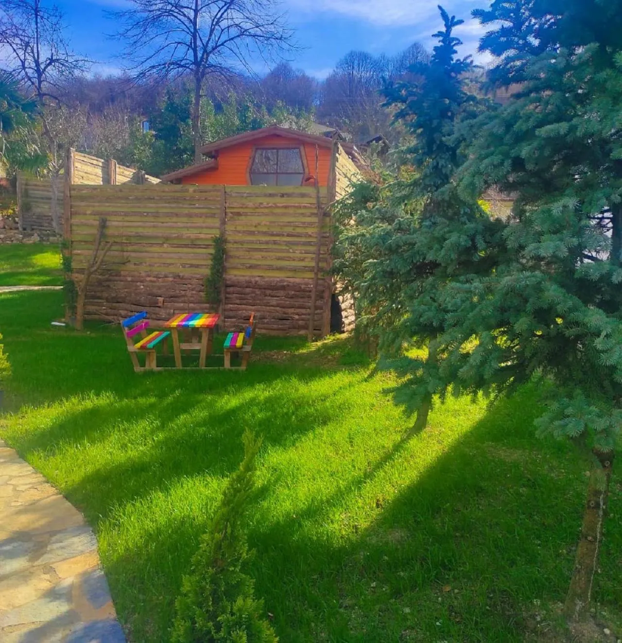Garden view in Sapanca Şeker Bungalov
