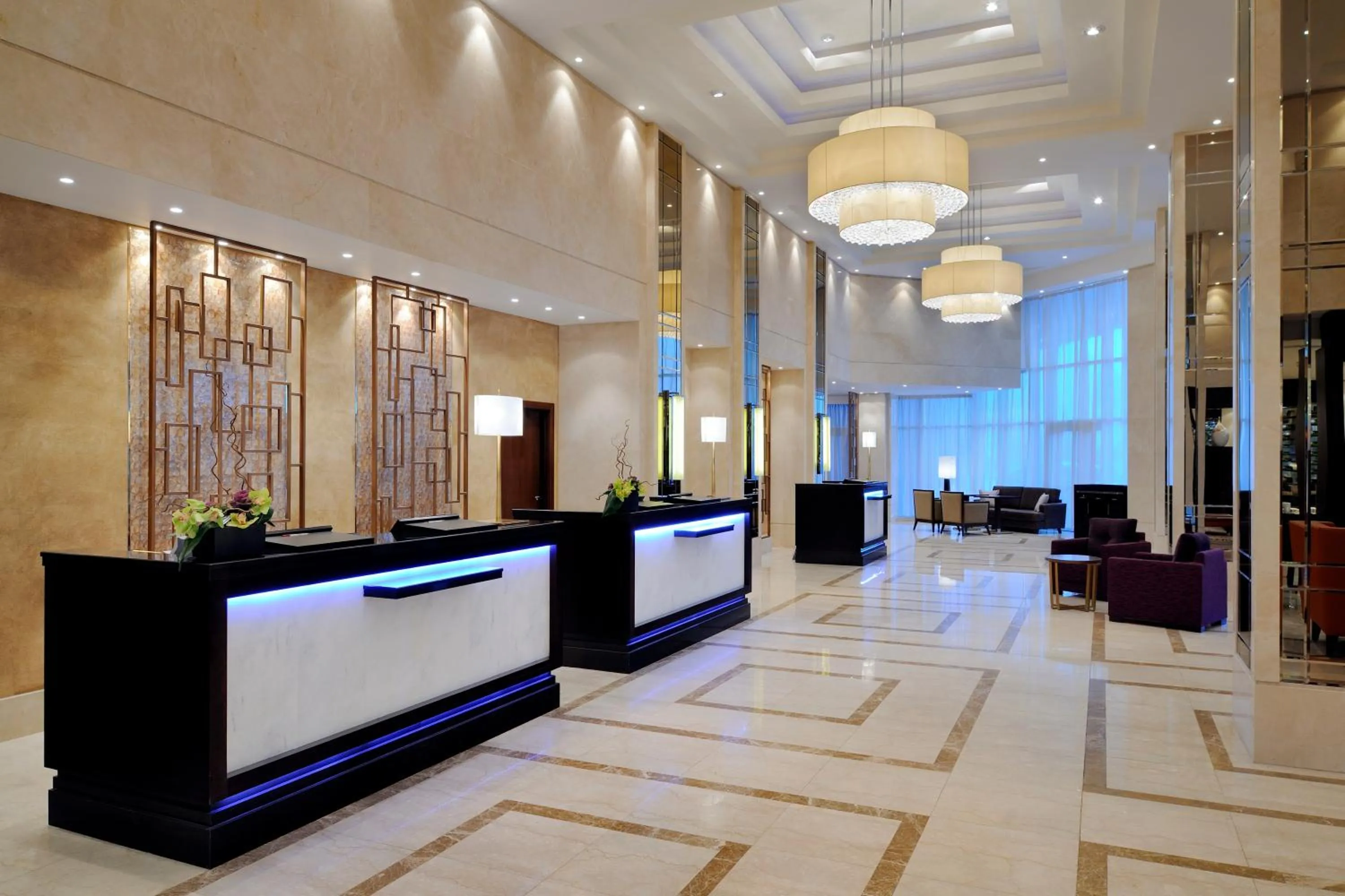 Lobby or reception in SAAD Hotel Astana