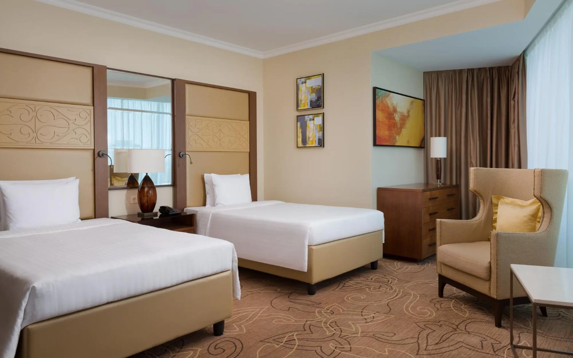 Bed in SAAD Hotel Astana